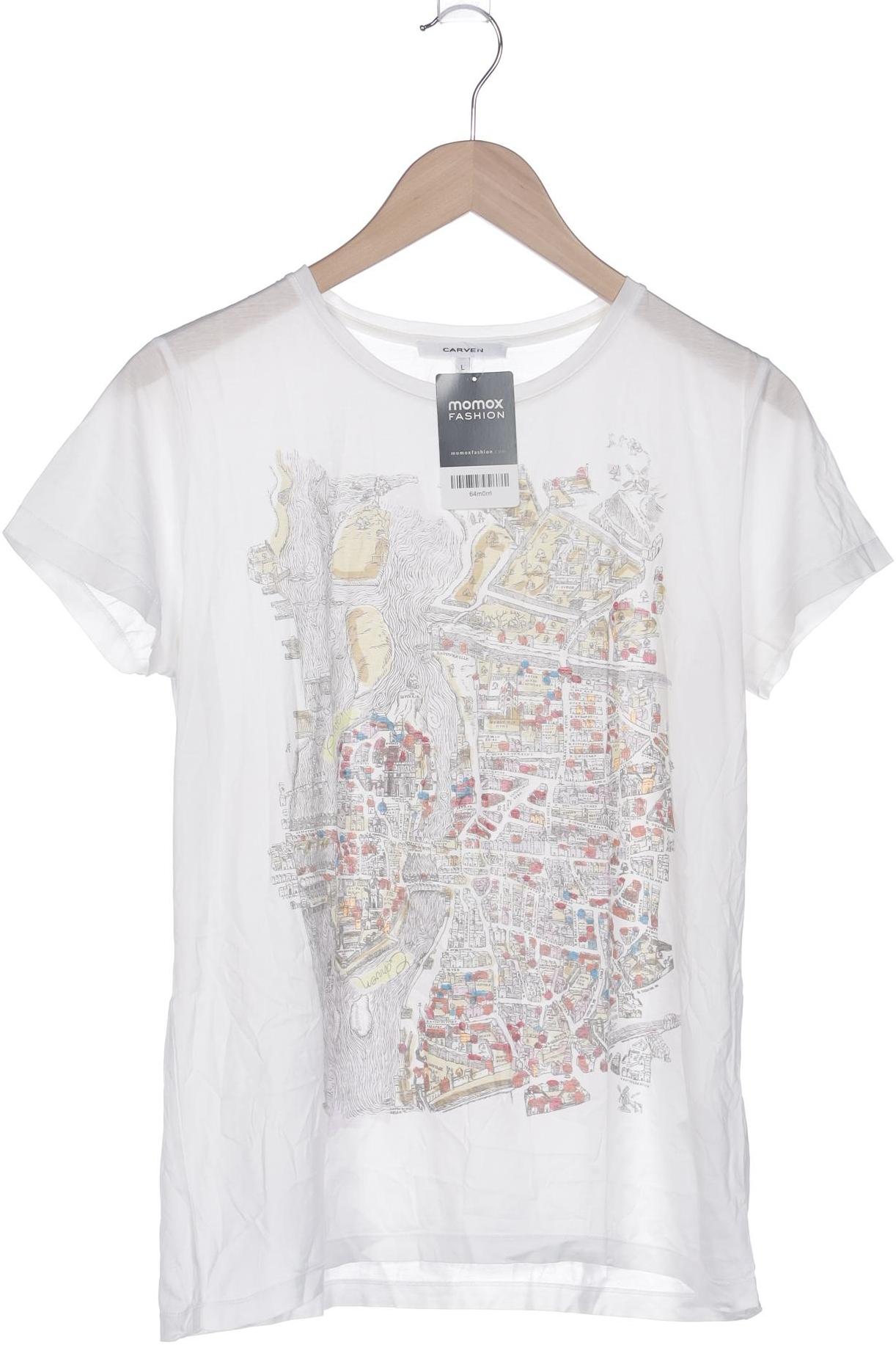 

Carven Damen T-Shirt, cremeweiß, Gr. 42