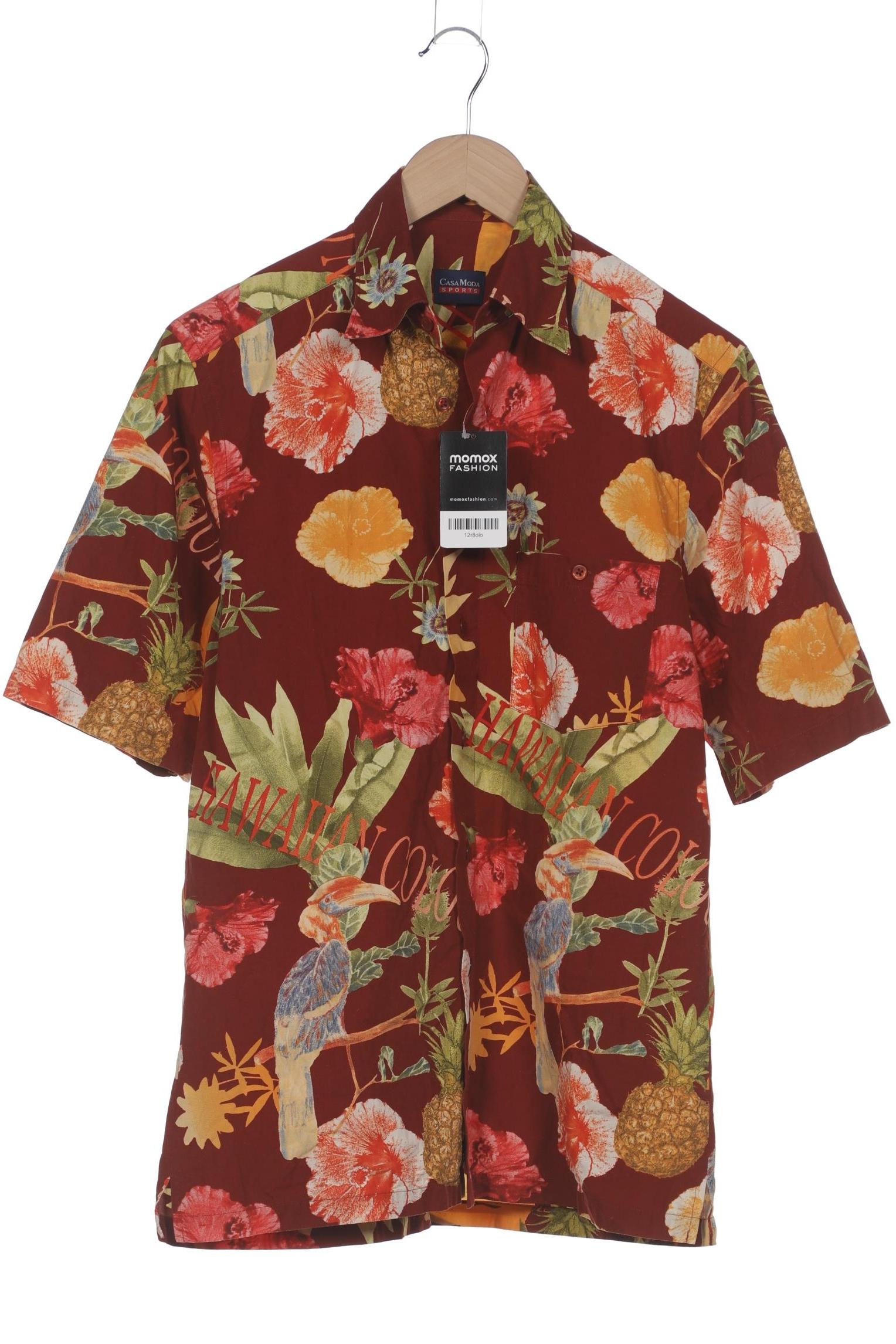 

Casa Moda Herren Hemd, bordeaux, Gr. 44