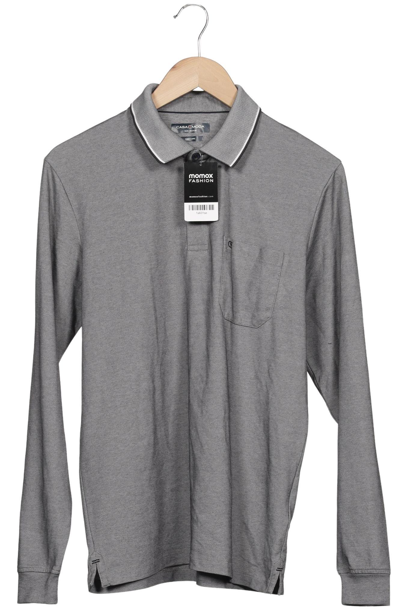 

Casa Moda Herren Poloshirt, grau, Gr. 48