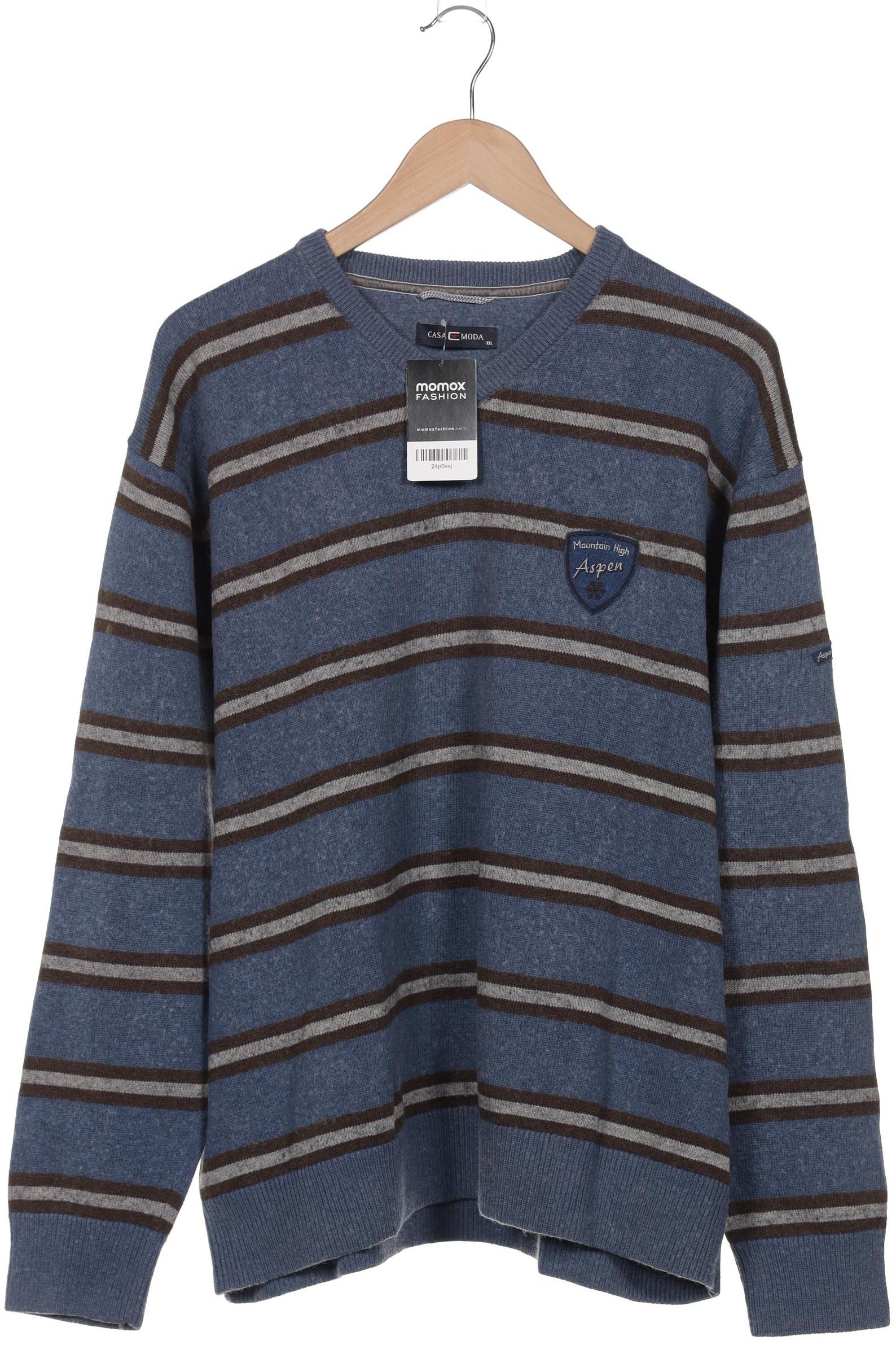 

Casa Moda Herren Pullover, blau, Gr. 56