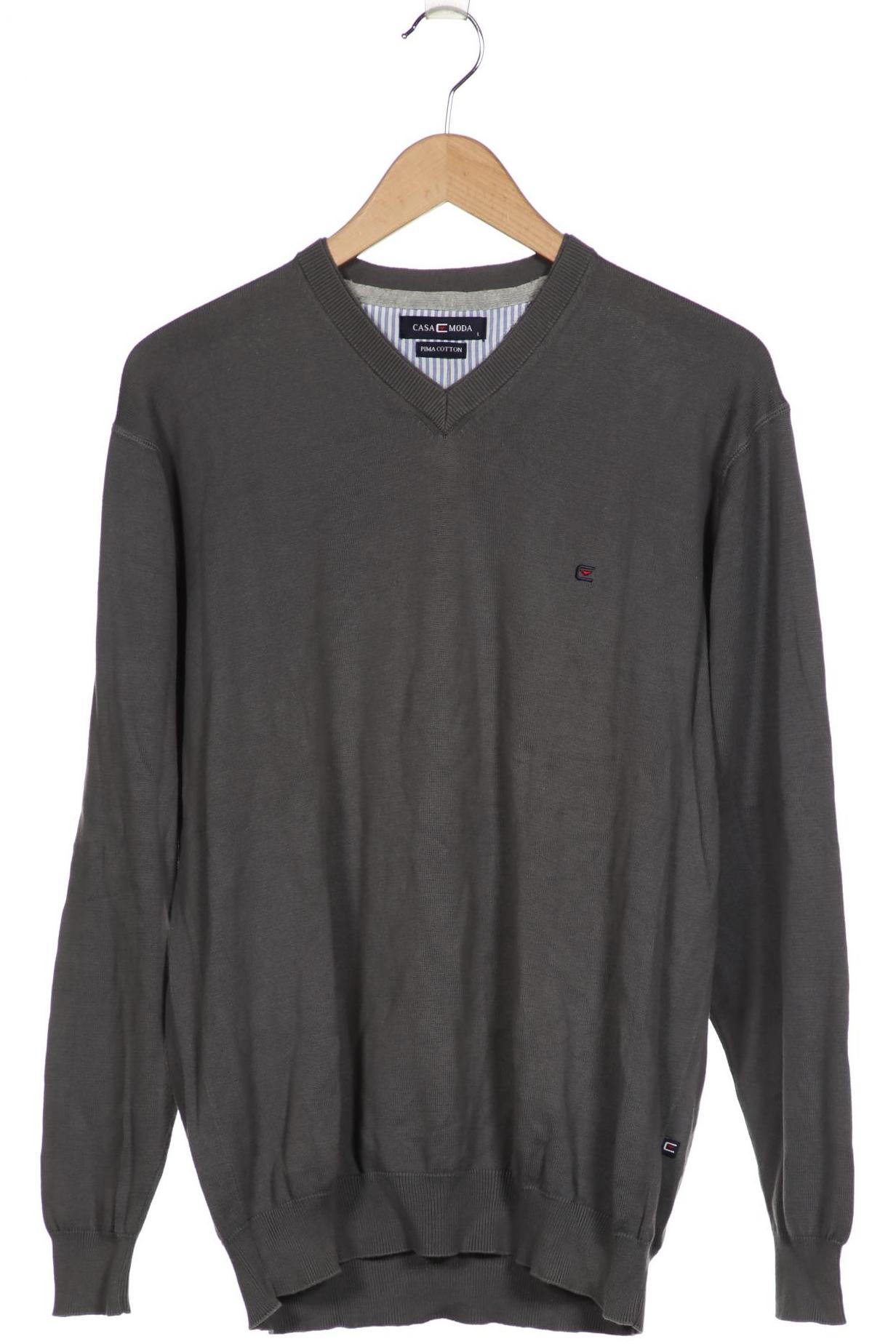 

Casa Moda Herren Pullover, grau, Gr. 52