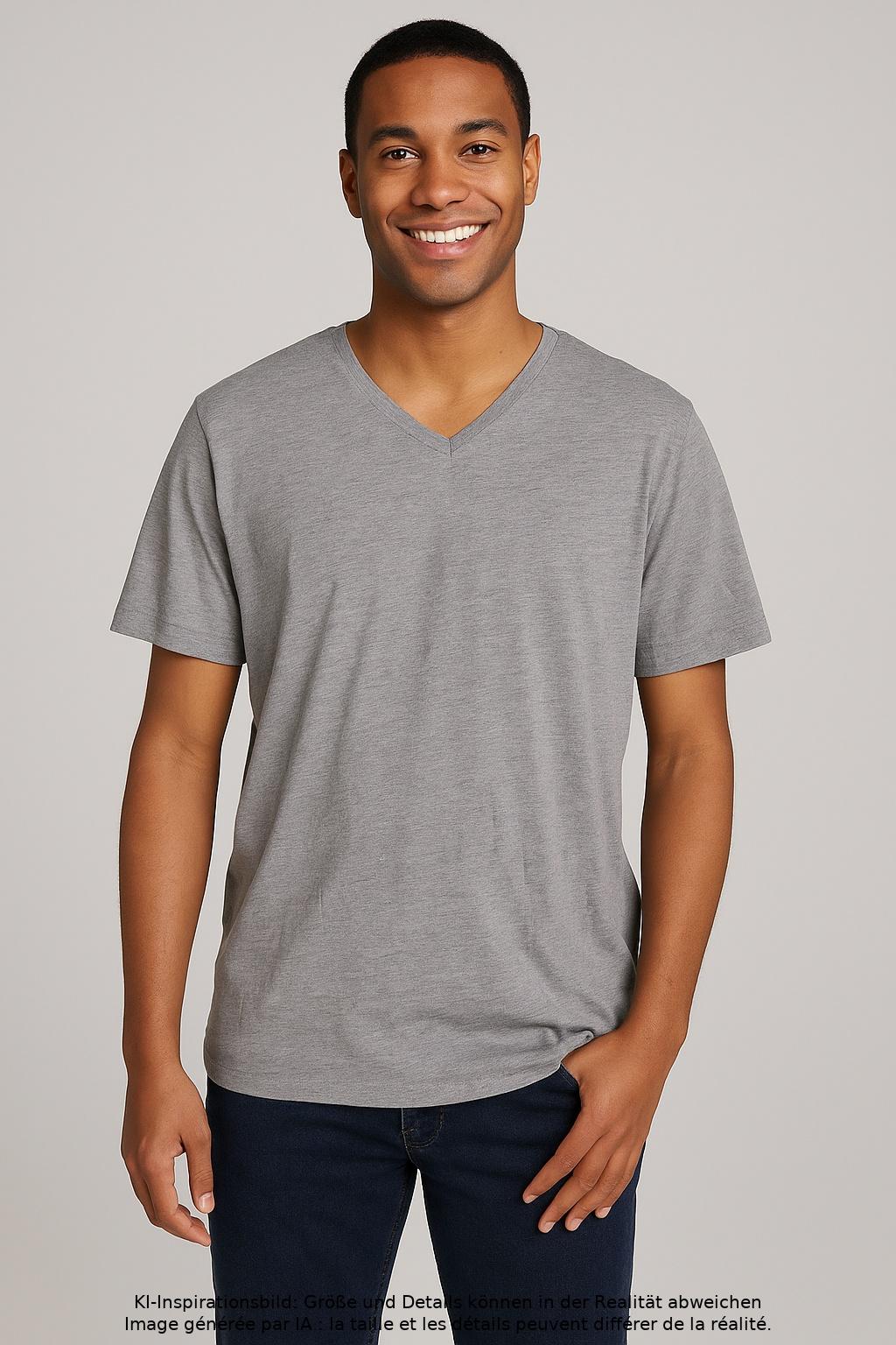 

Casa Moda Herren T-Shirt, grau, Gr. 52