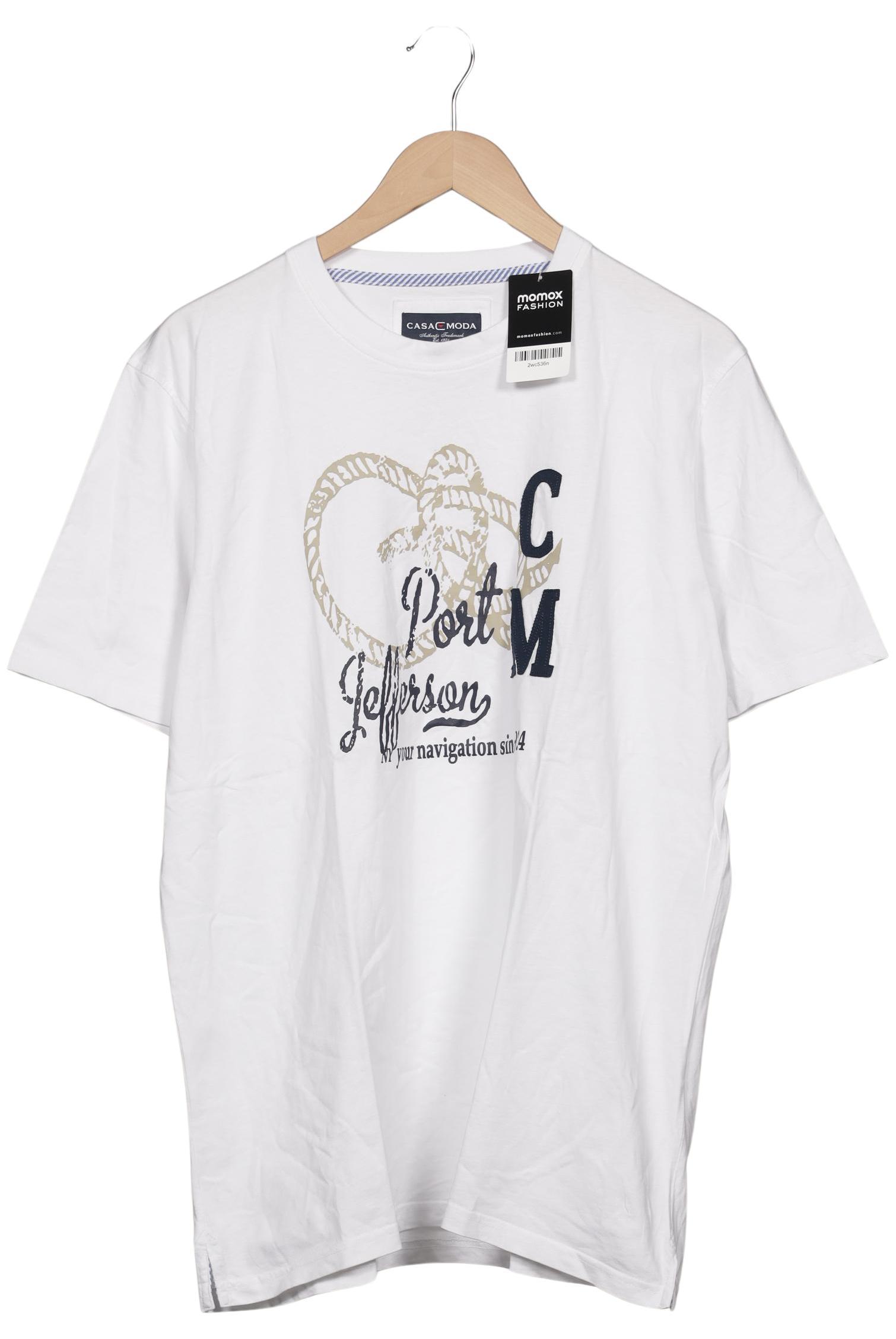 

Casa Moda Herren T-Shirt, weiß, Gr. 54