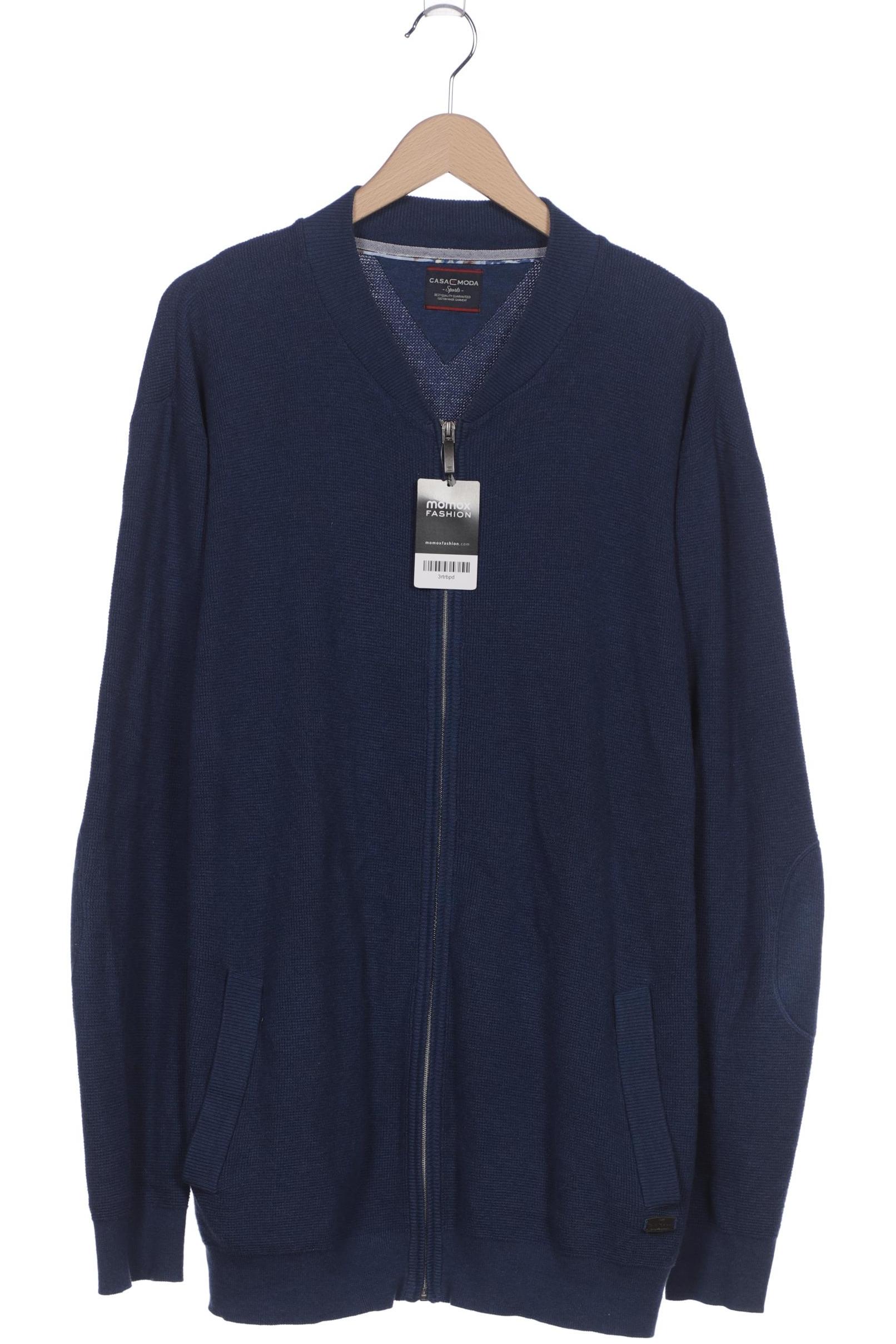 

Casa Moda Herren Strickjacke, blau, Gr. 60