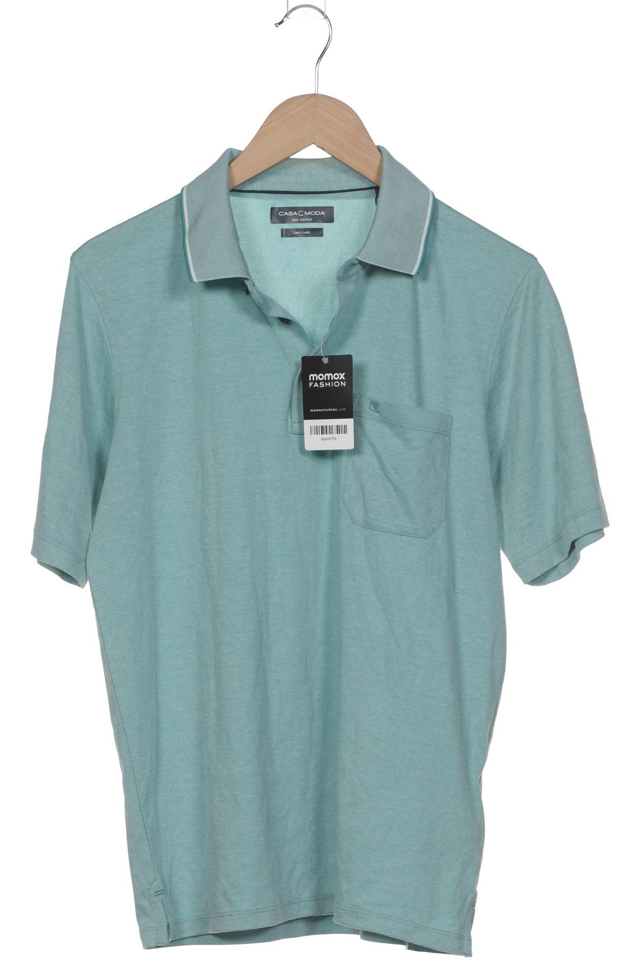 

Casa Moda Herren Poloshirt, türkis, Gr. 48