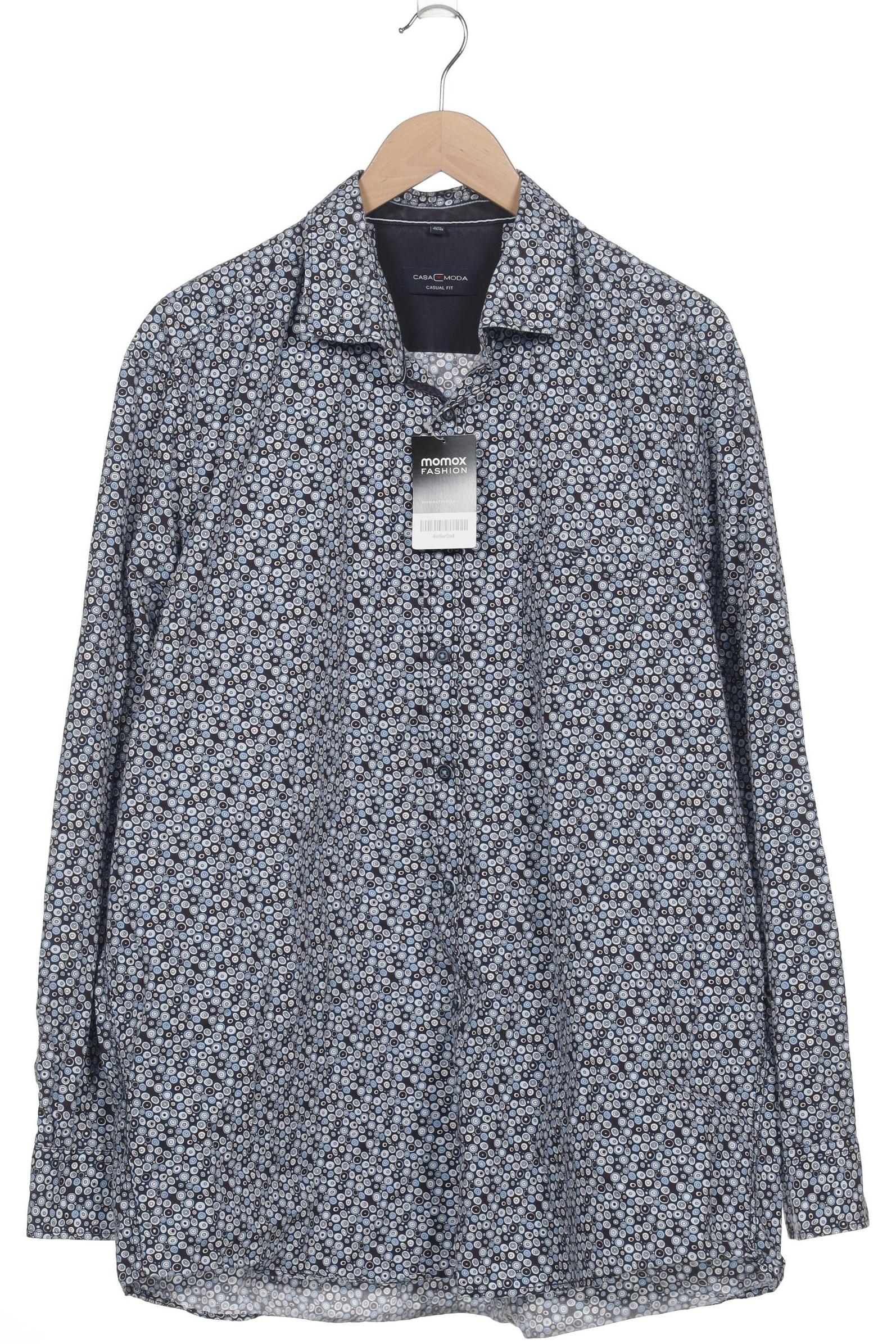 

Casa Moda Herren Hemd, blau, Gr. 56