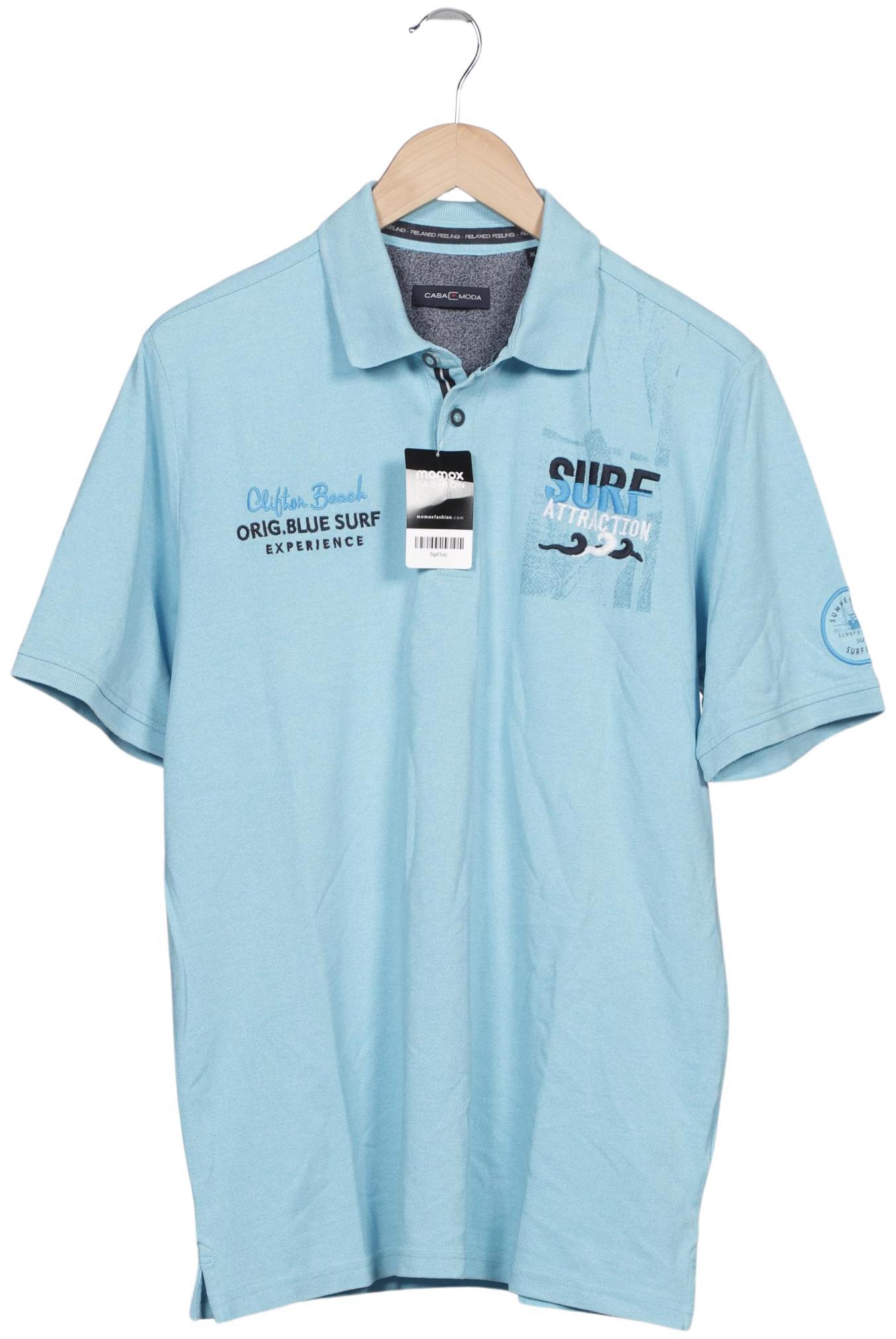 

Casa Moda Herren Poloshirt, blau, Gr. 54