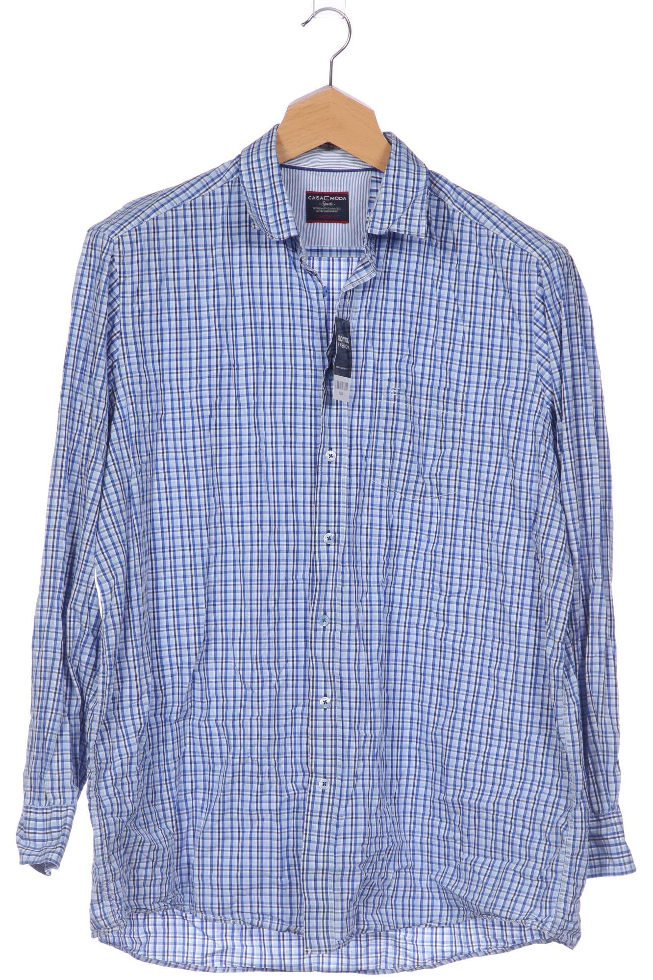 

Casa Moda Herren Hemd, blau, Gr. 56