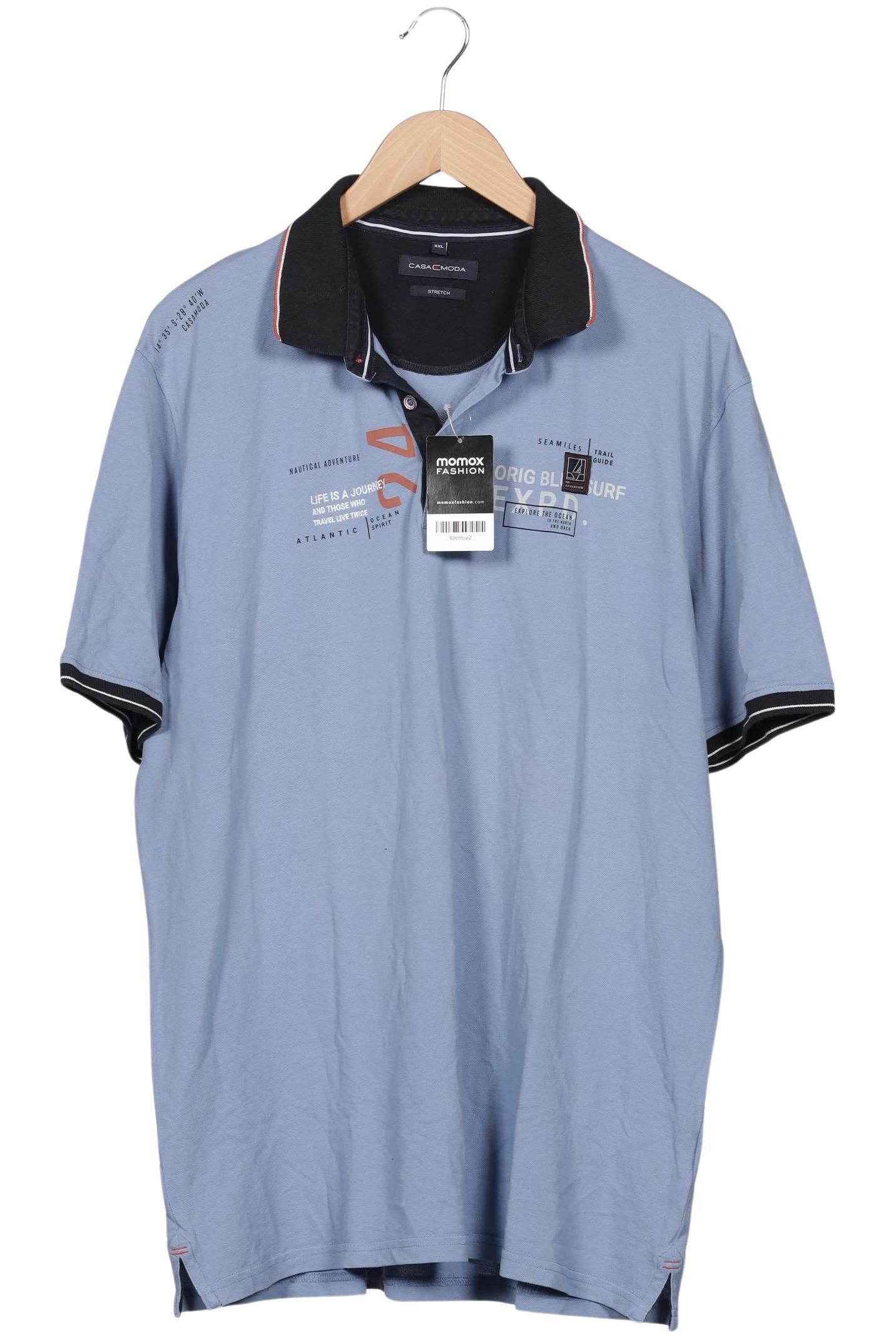 

Casa Moda Herren Poloshirt, blau, Gr. 56