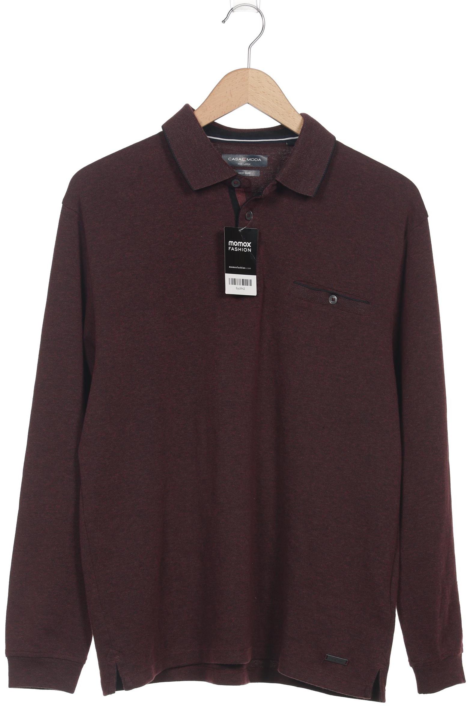

Casa Moda Herren Poloshirt, bordeaux, Gr. 52