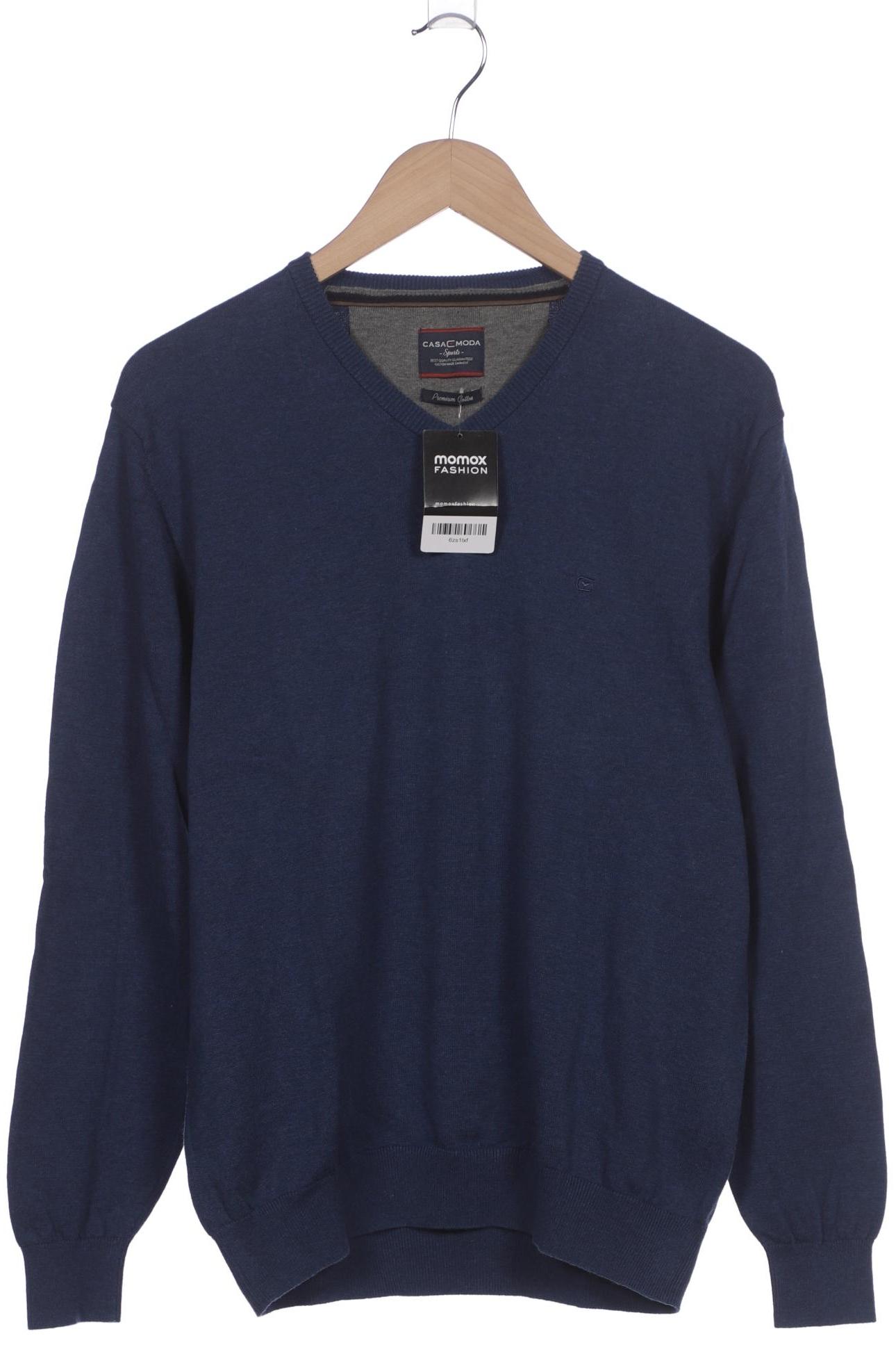 

Casa Moda Herren Pullover, blau, Gr. 48