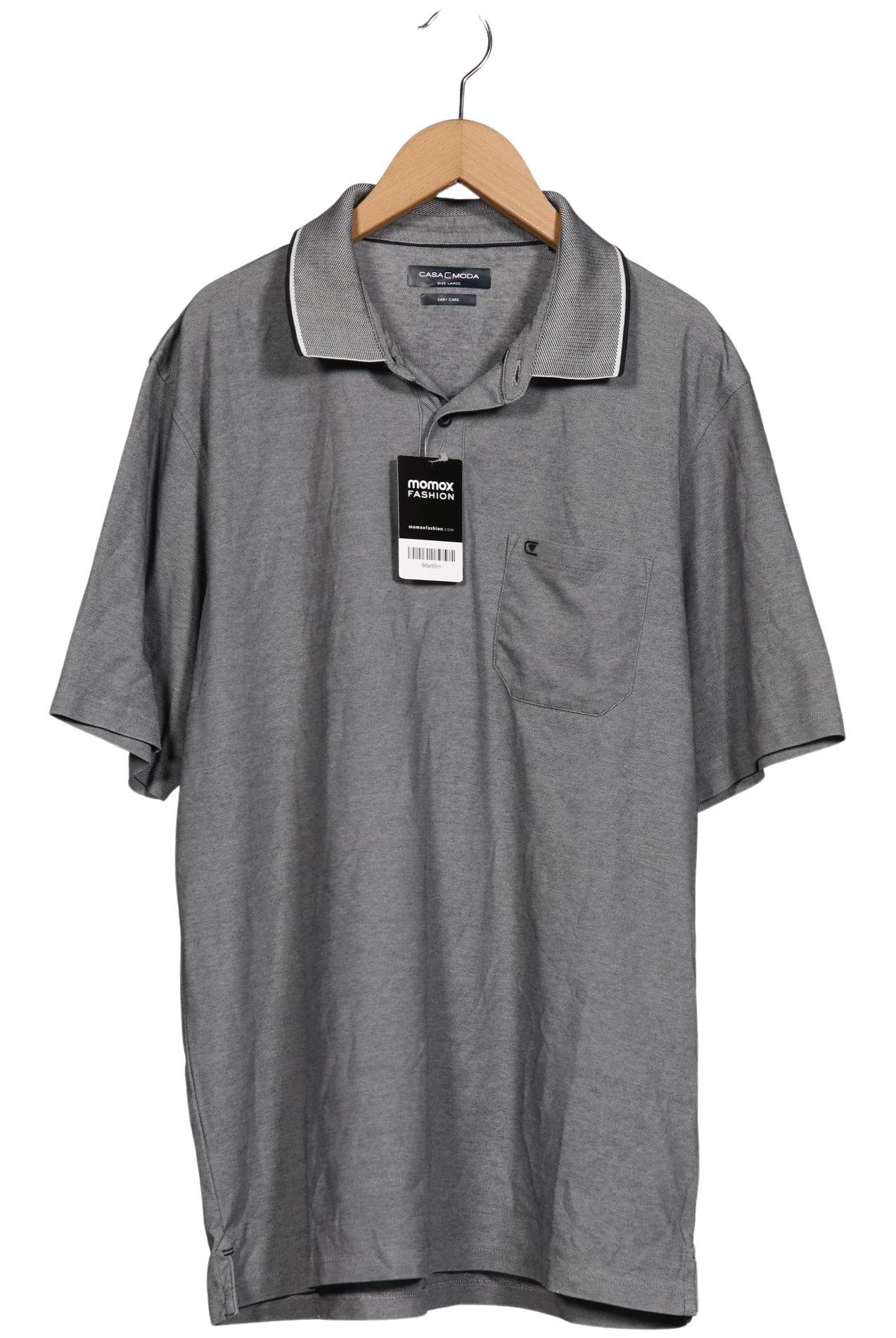

Casa Moda Herren Poloshirt, grau, Gr. 52