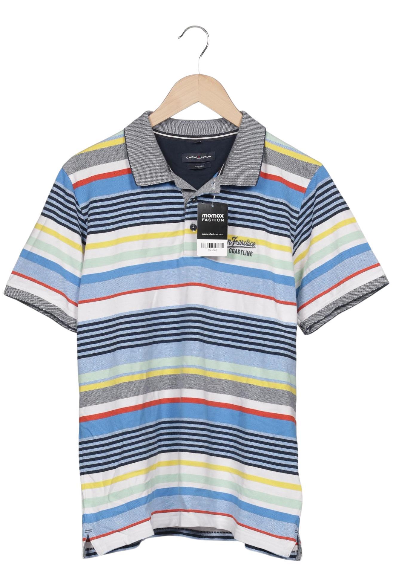 

Casa Moda Herren Poloshirt, blau, Gr. 52