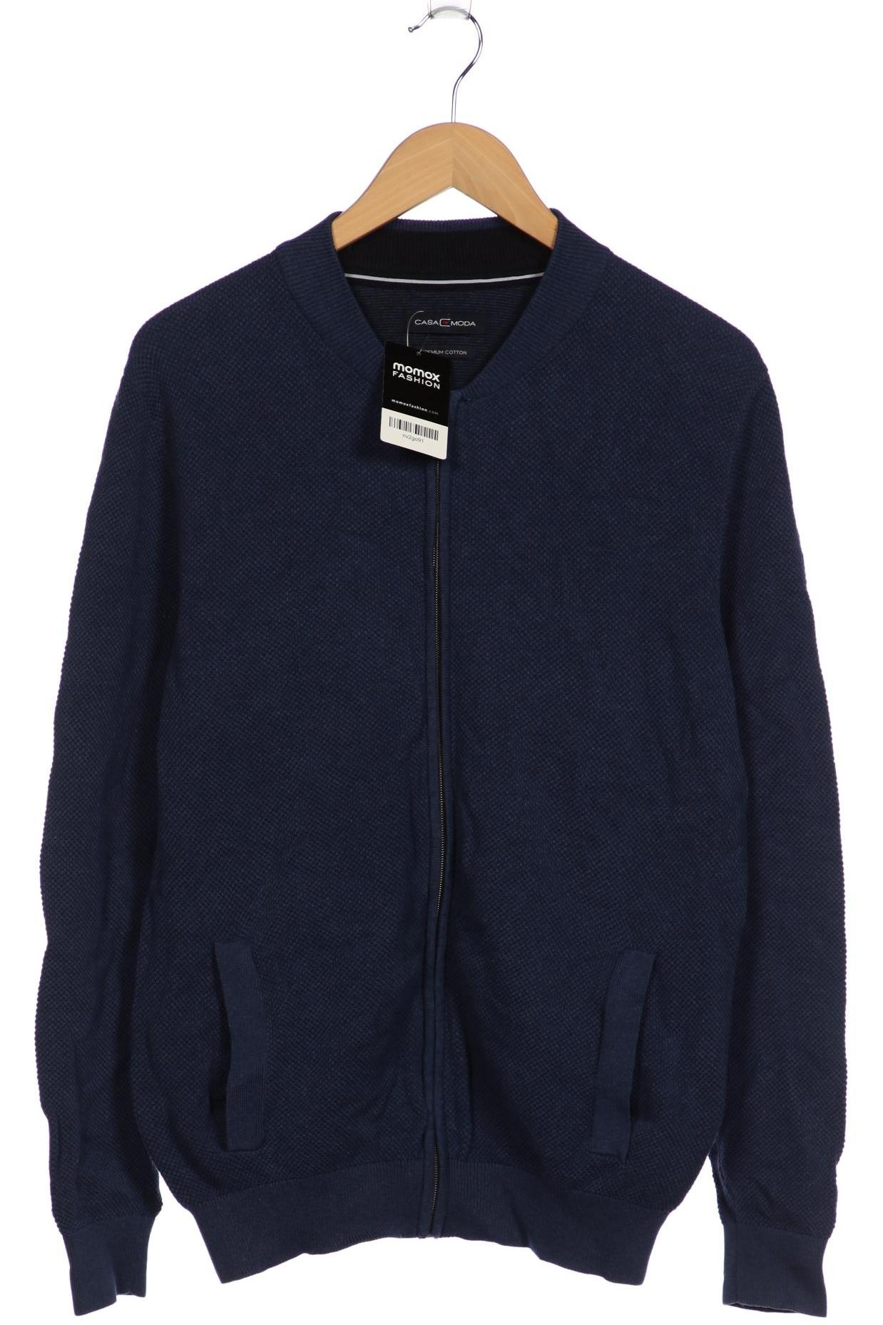 

Casa Moda Herren Strickjacke, blau, Gr. 48
