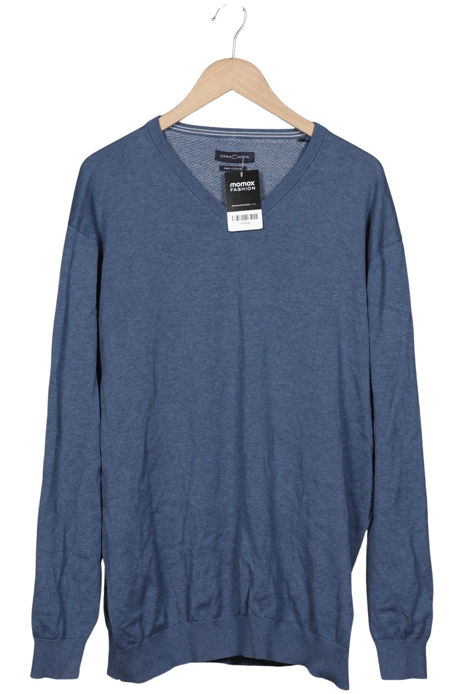 

Casa Moda Herren Pullover, blau, Gr. 62