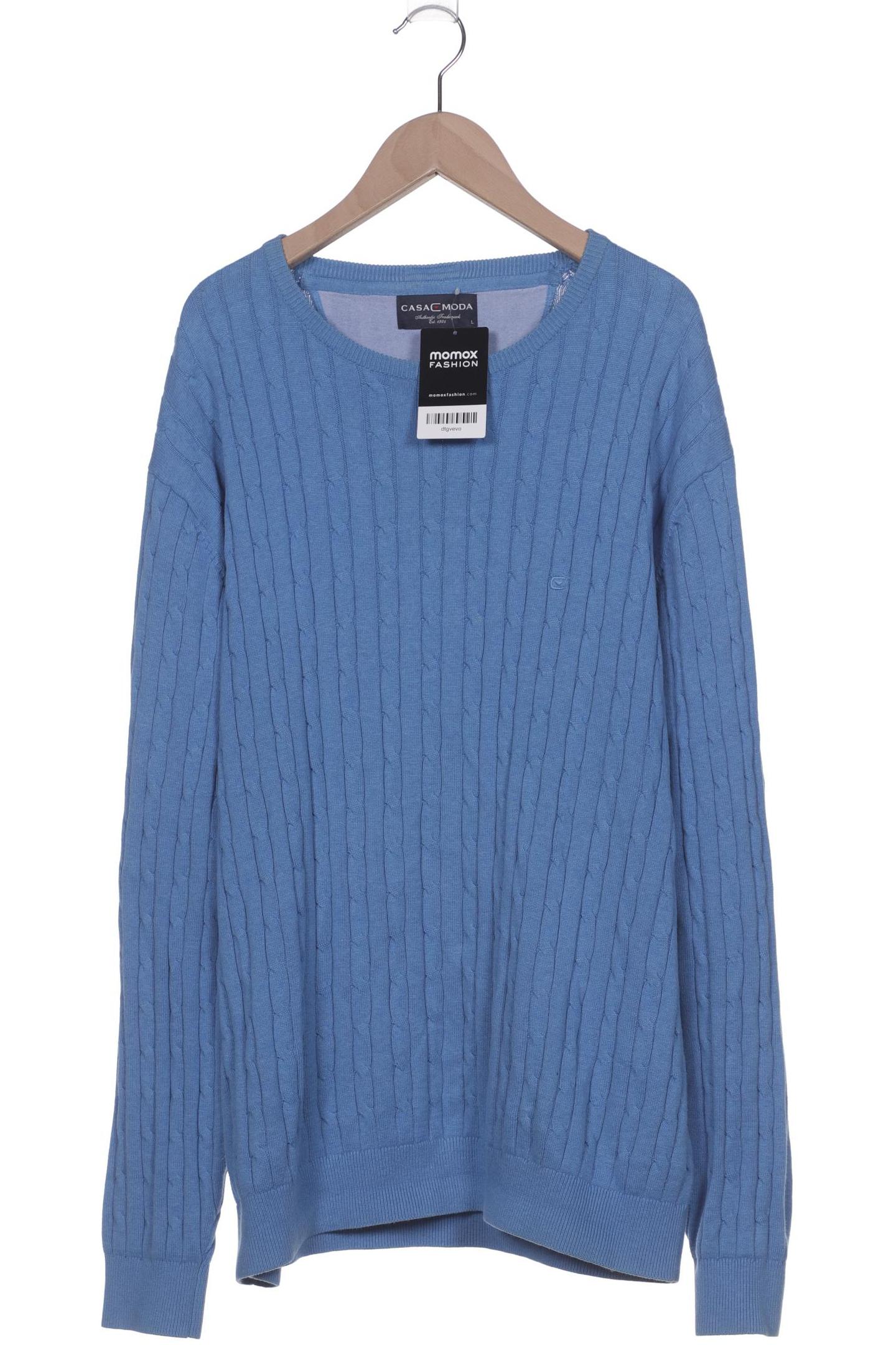 

Casa Moda Herren Pullover, blau, Gr. 52