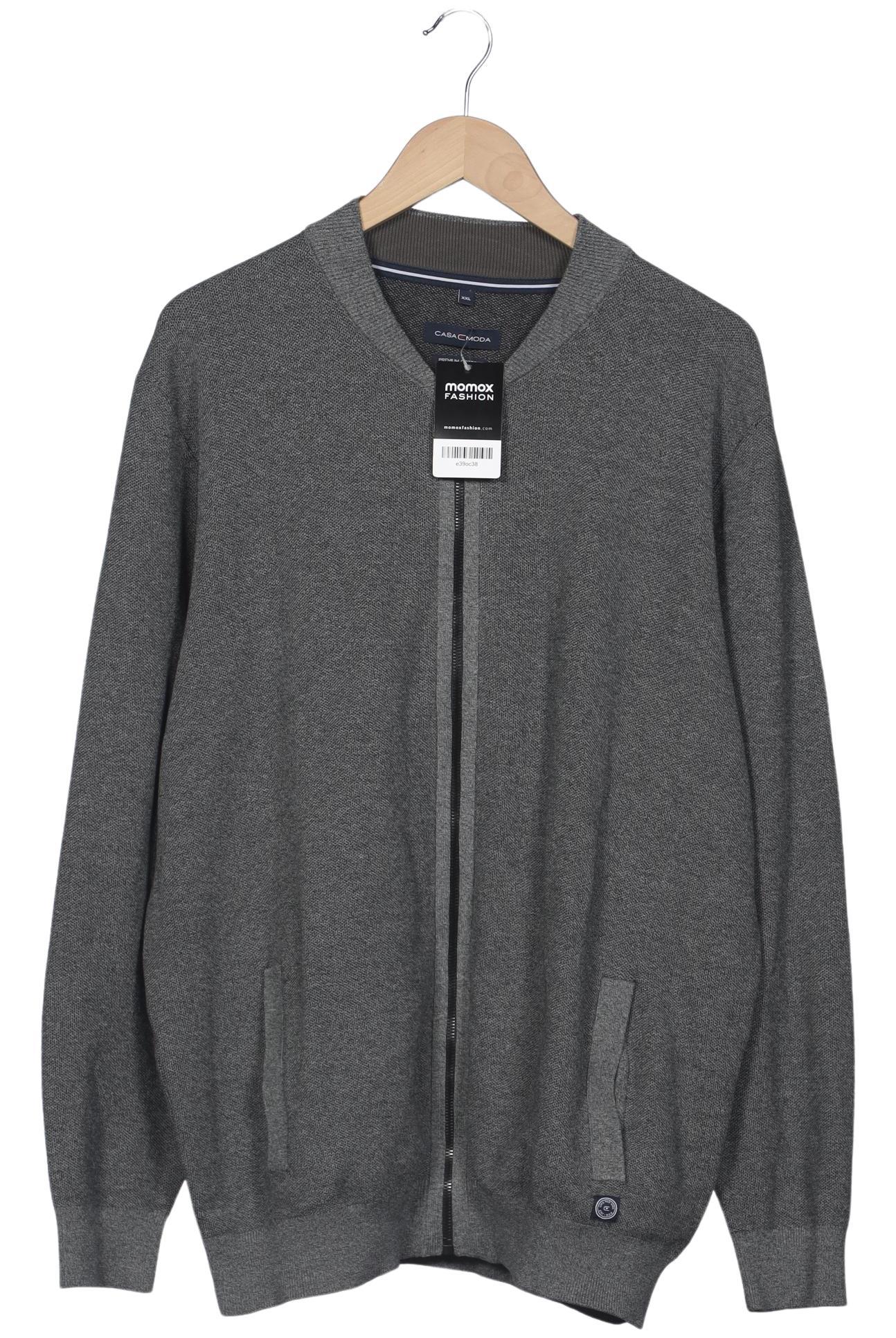 

Casa Moda Herren Strickjacke, grau, Gr. 56
