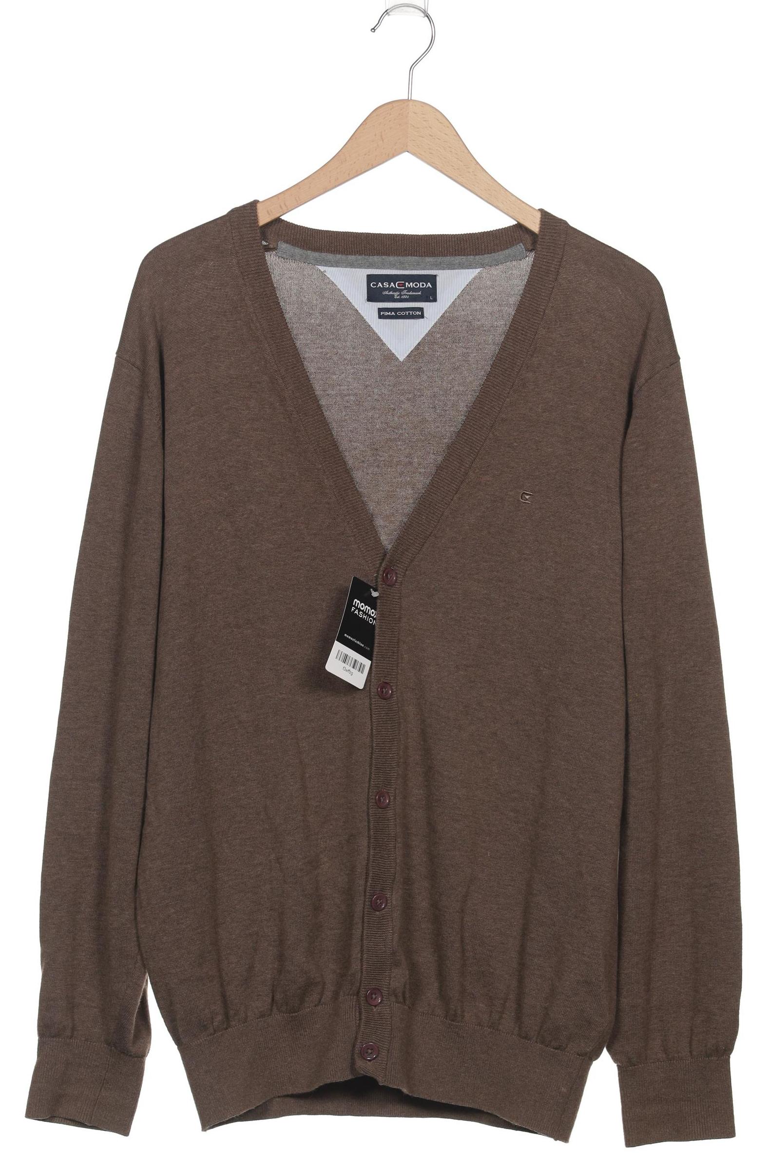 

Casa Moda Herren Strickjacke, braun, Gr. 52