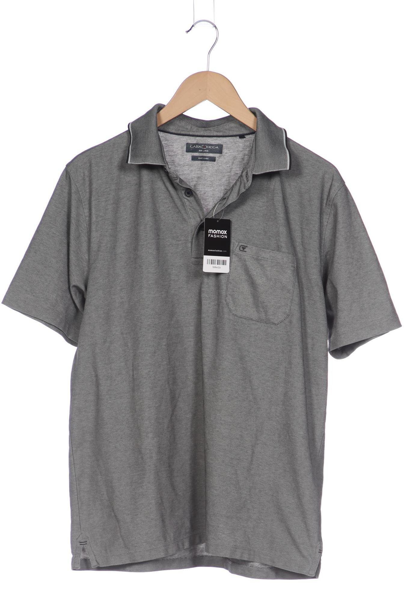 

Casa Moda Herren Poloshirt, grau, Gr. 52