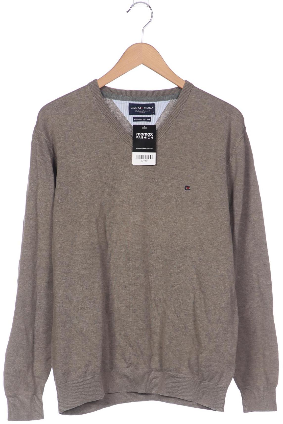 

Casa Moda Herren Pullover, grau, Gr. 52