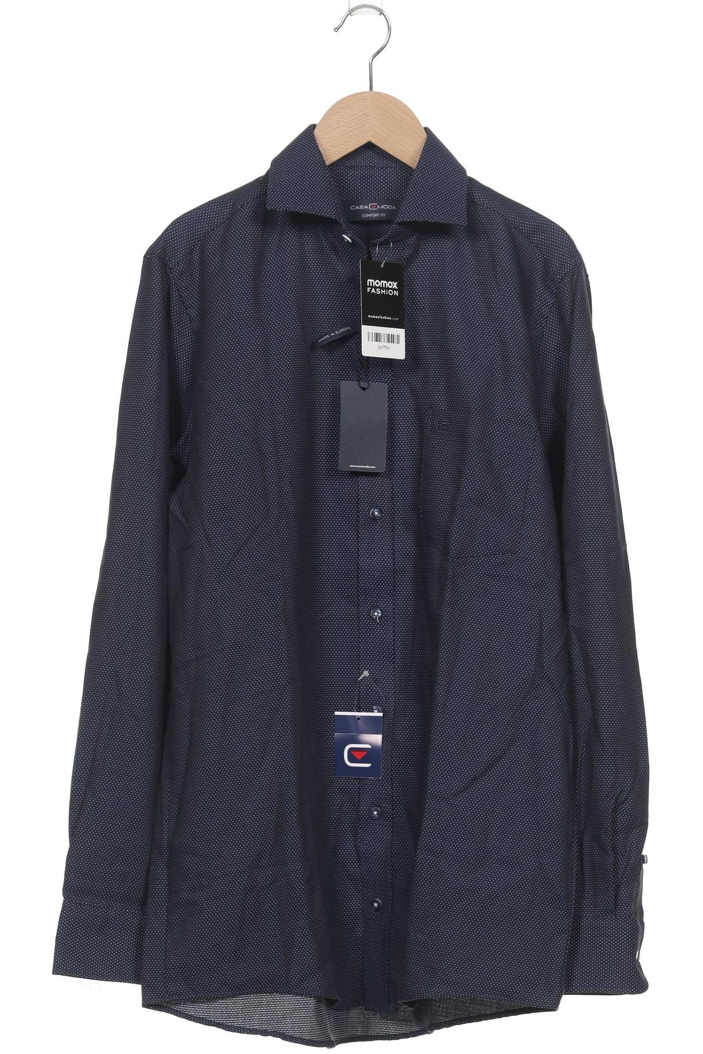 

Casa Moda Herren Hemd, marineblau, Gr. 46