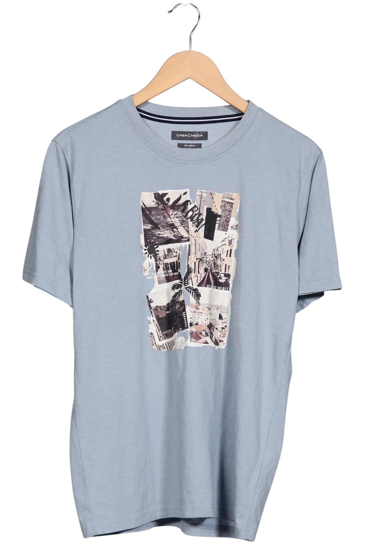 Thumbnail - Casa Moda Herren T-Shirt, hellblau, Gr. 48