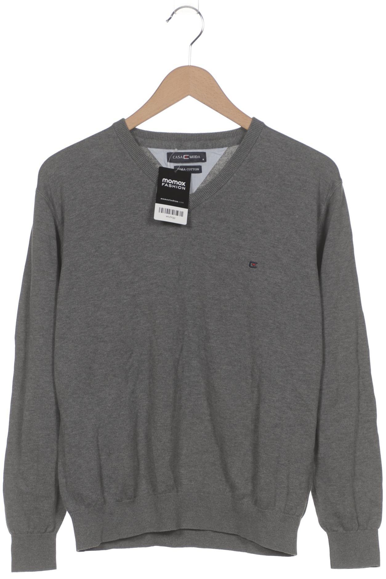

Casa Moda Herren Langarmshirt, grau, Gr. 48
