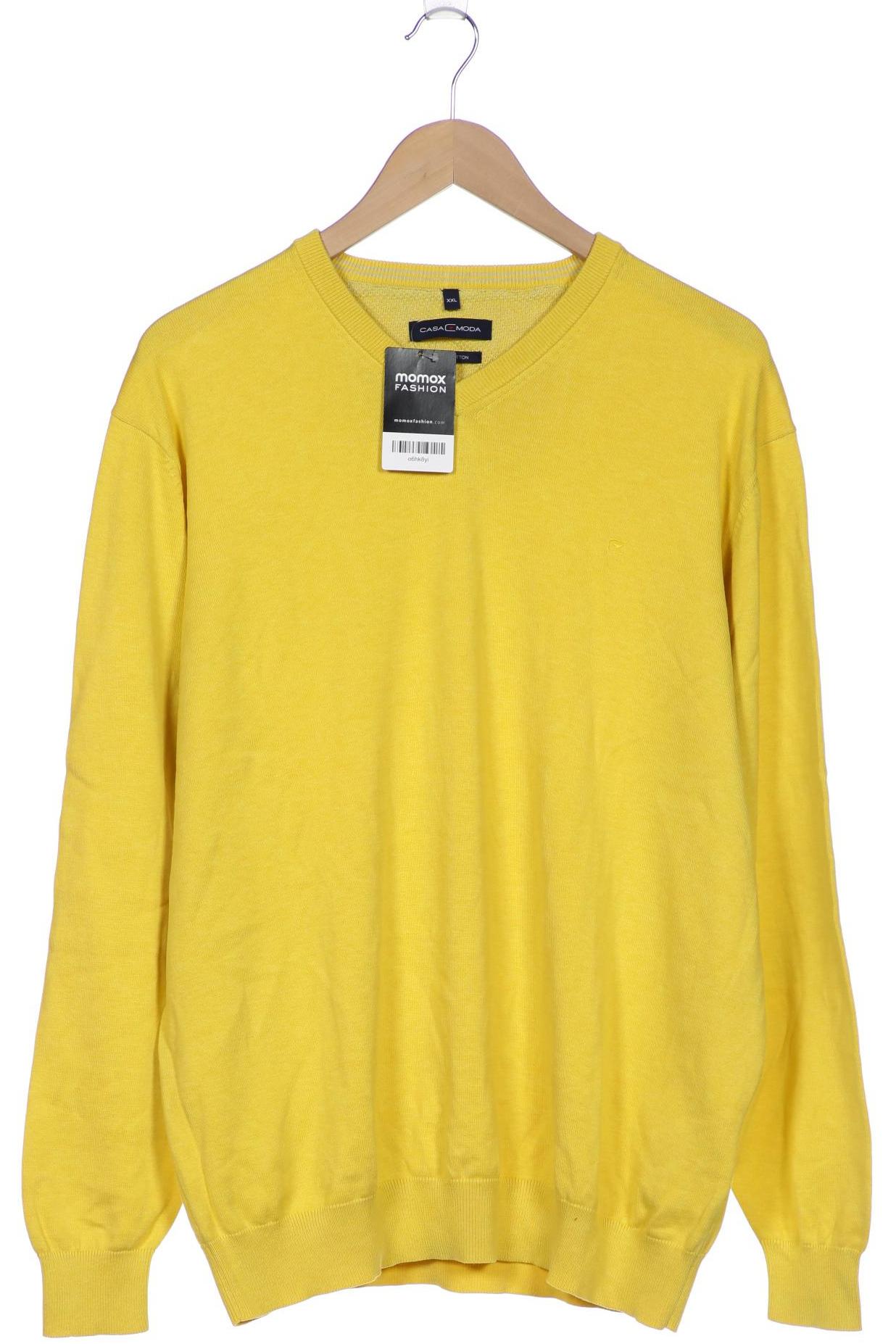 

Casa Moda Herren Pullover, gelb, Gr. 56