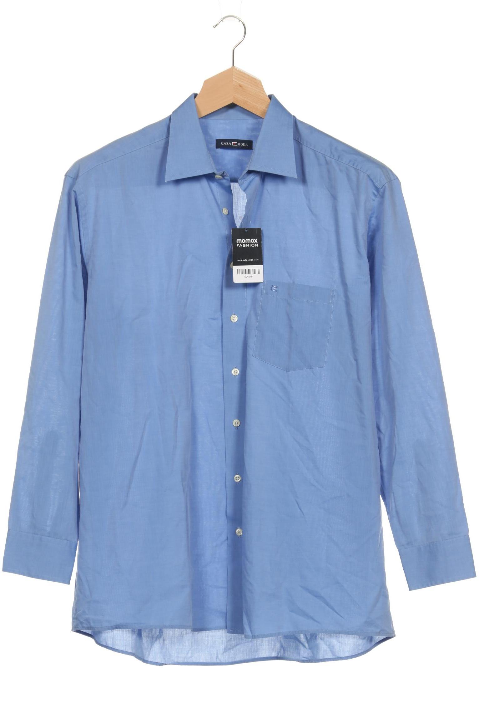 

Casa Moda Herren Hemd, blau, Gr. 56