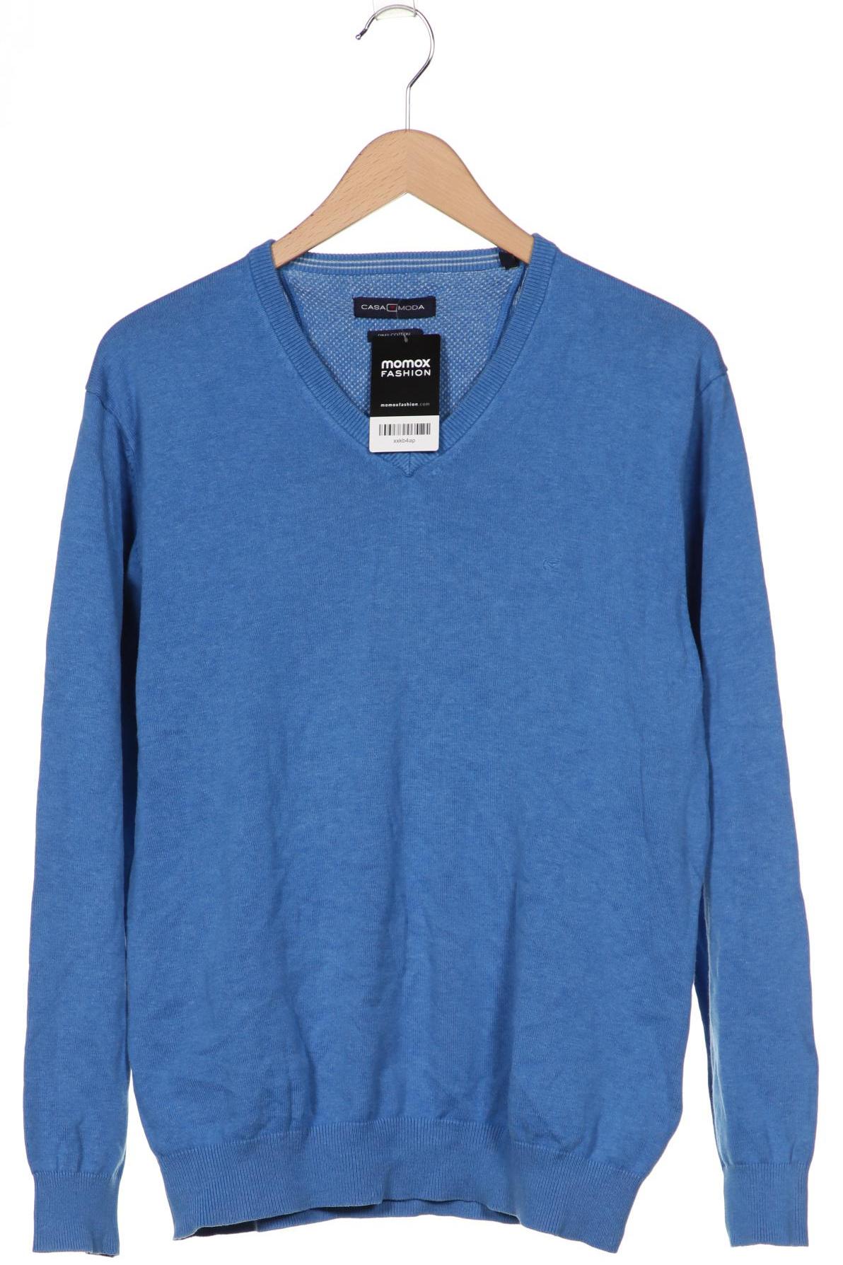 

Casa Moda Herren Pullover, blau, Gr. 48