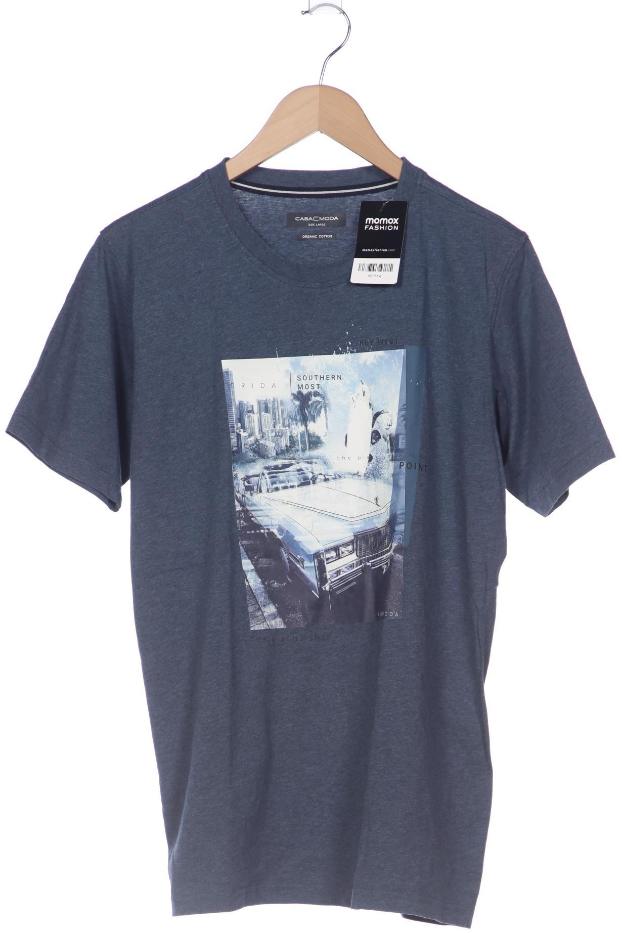 

Casa Moda Herren T-Shirt, blau, Gr. 52