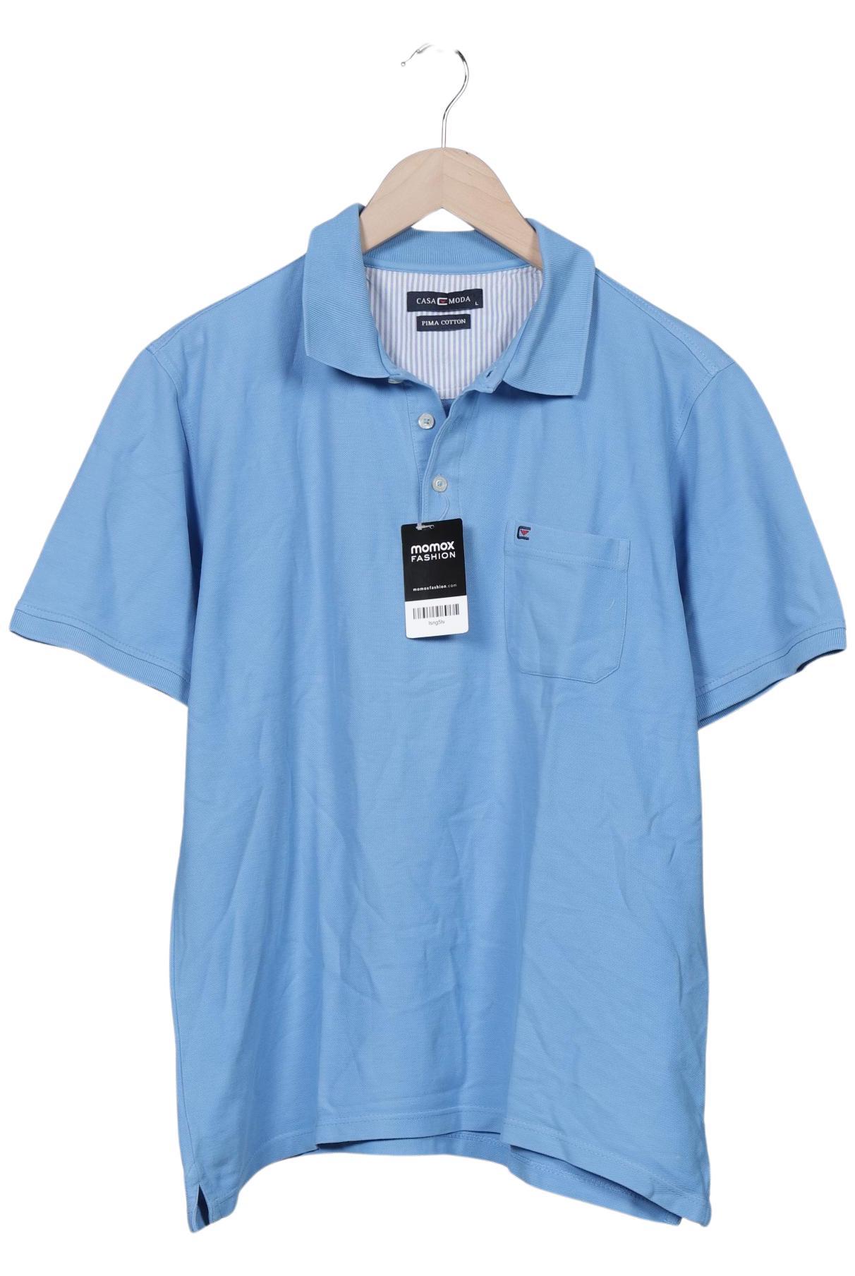 

Casa Moda Herren Poloshirt, hellblau, Gr. 52