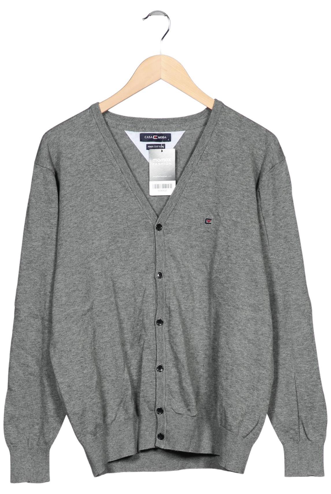 

Casa Moda Herren Strickjacke, grau, Gr. 52