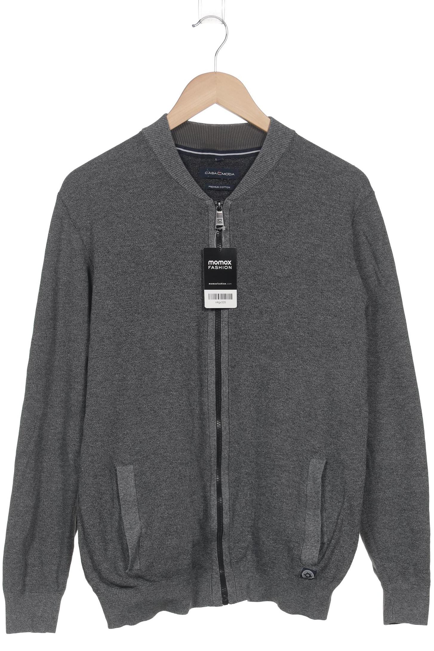 

Casa Moda Herren Strickjacke, grau, Gr. 48