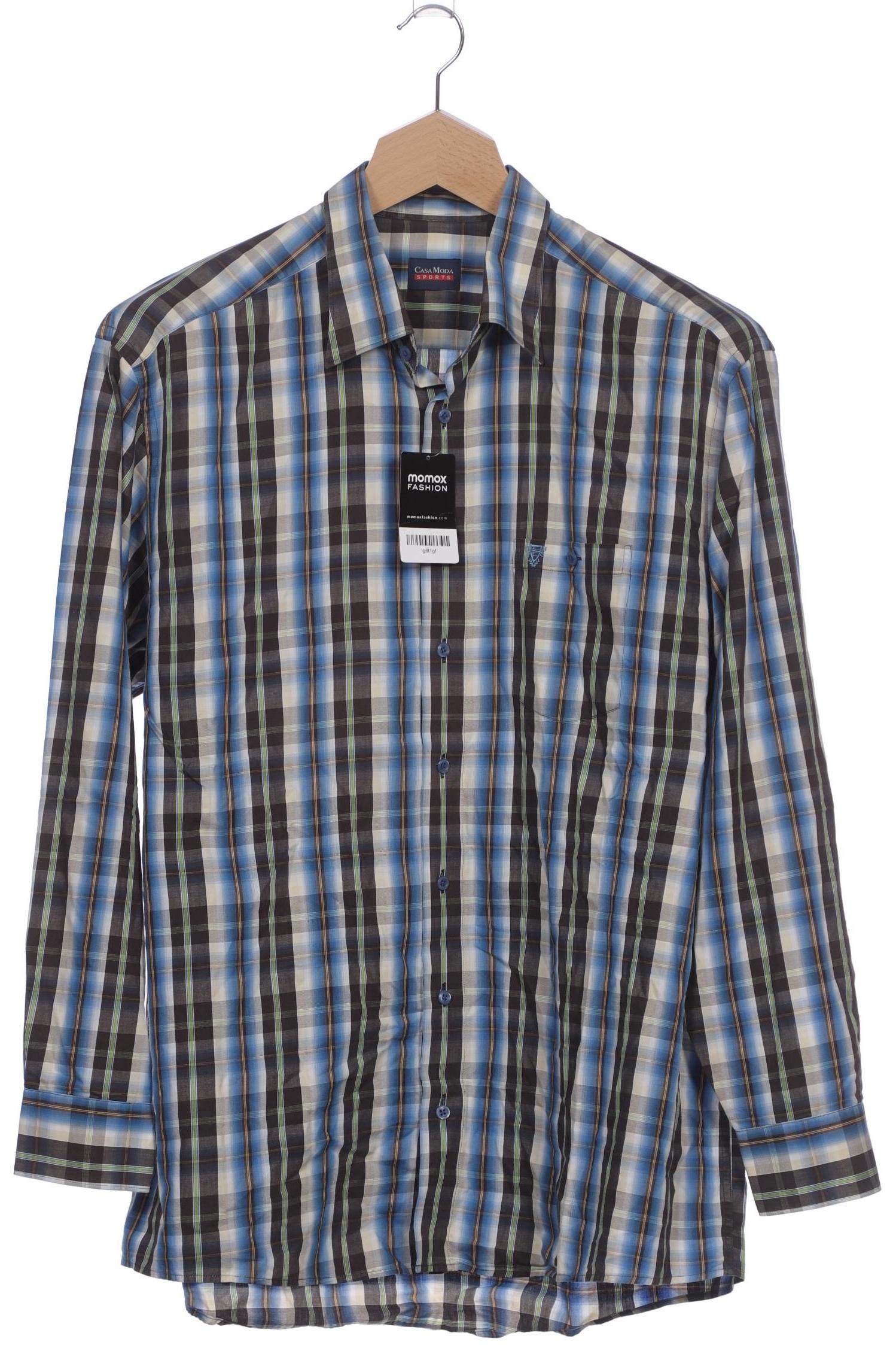

Casa Moda Herren Hemd, blau, Gr. 56