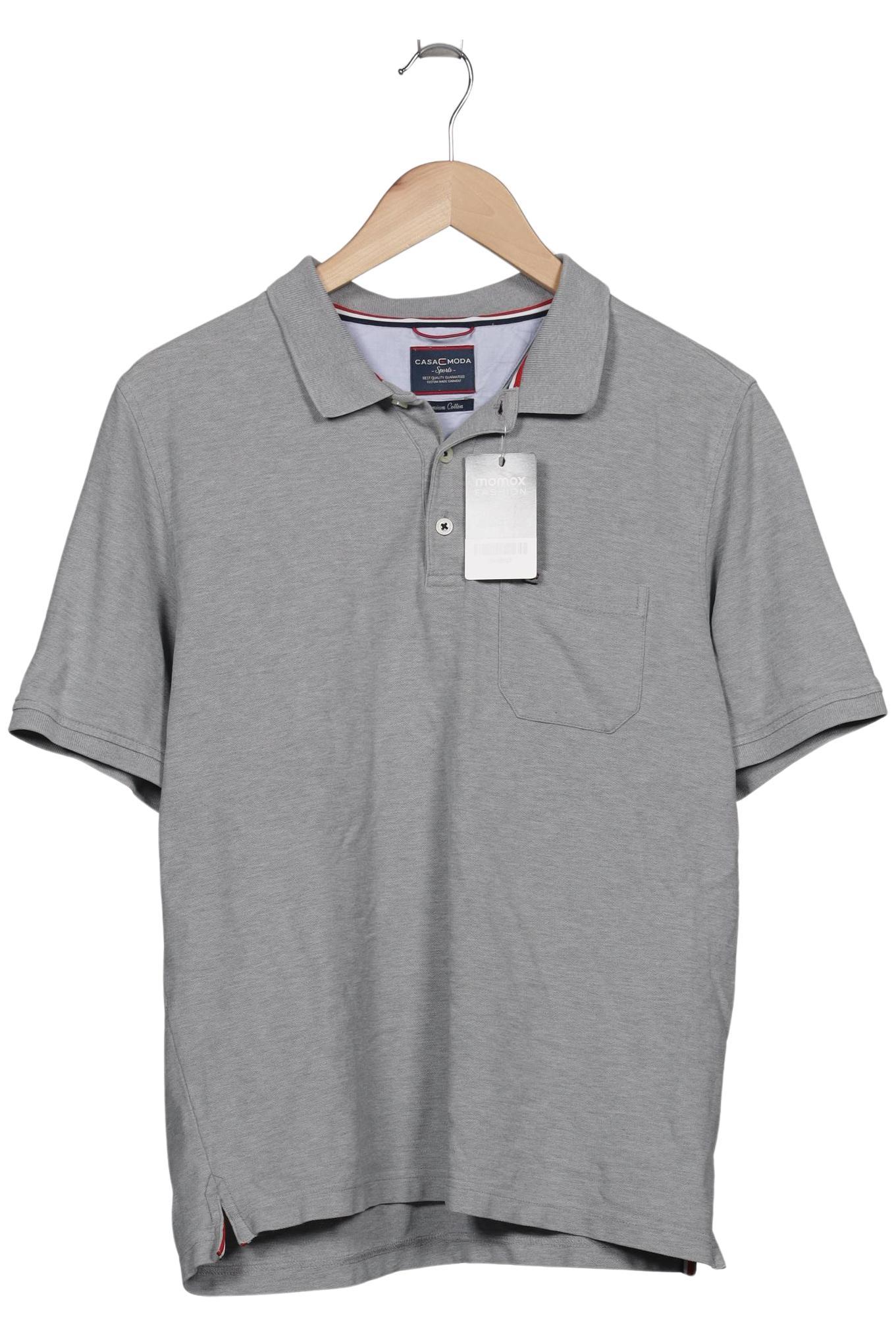 

Casa Moda Herren Poloshirt, grau, Gr. 48