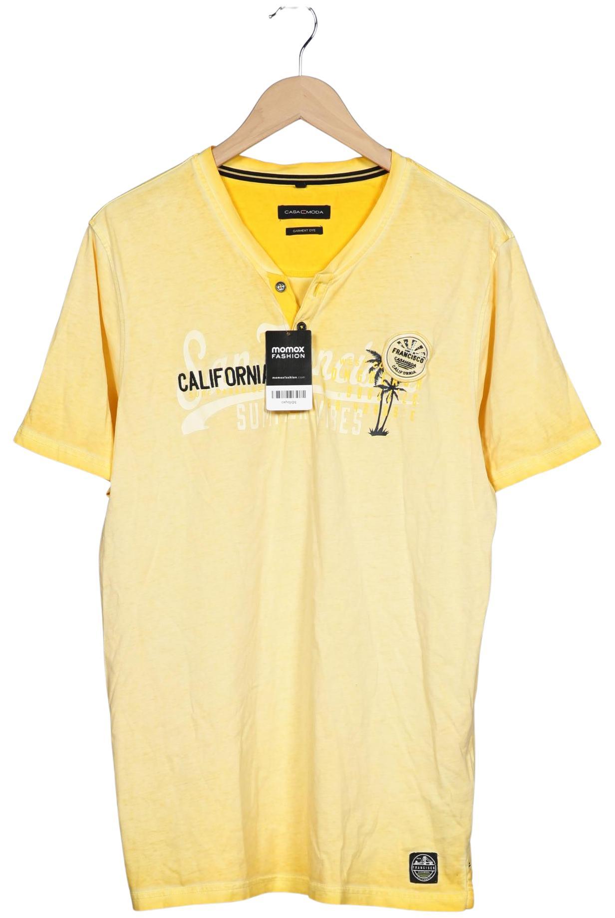 Thumbnail - Casa Moda Herren T-Shirt, gelb, Gr. 52