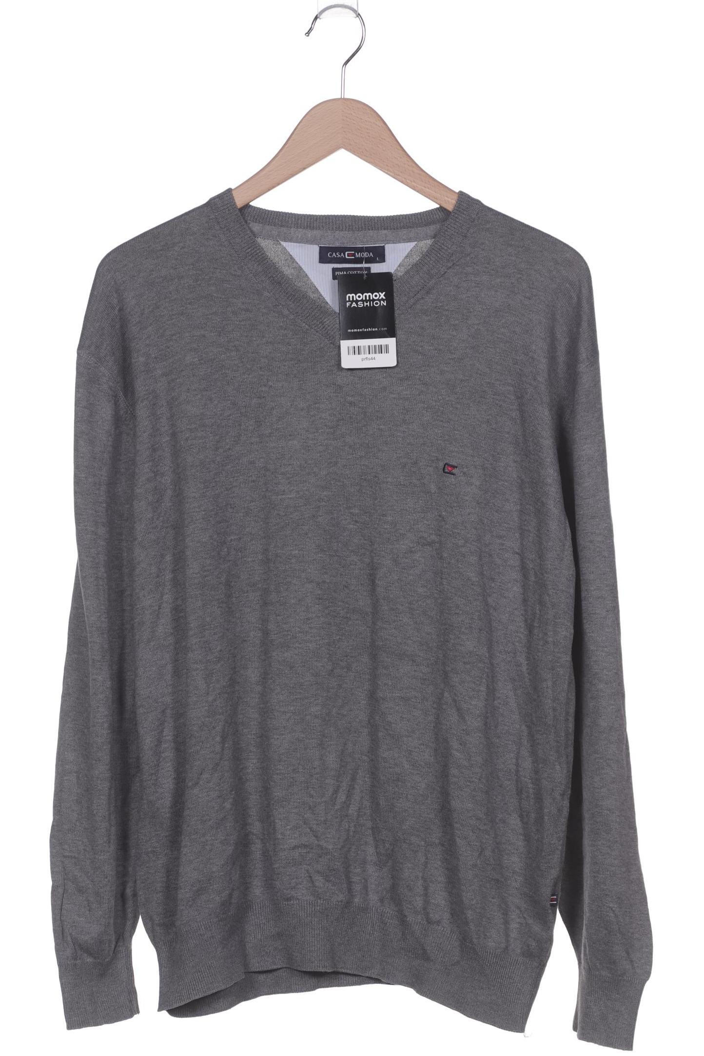 

Casa Moda Herren Pullover, grau, Gr. 52