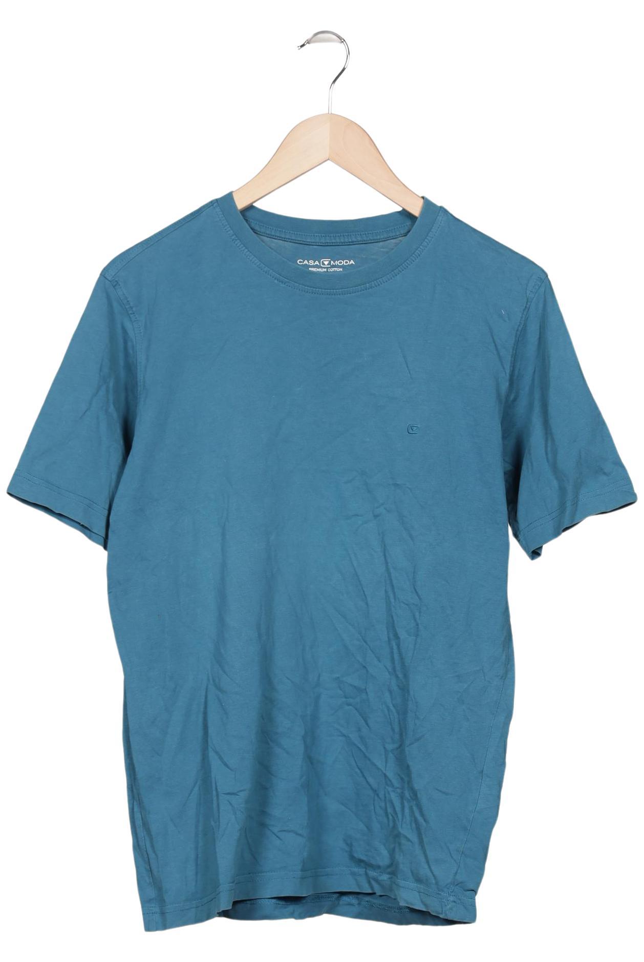 Thumbnail - Casa Moda Herren T-Shirt, blau, Gr. 48