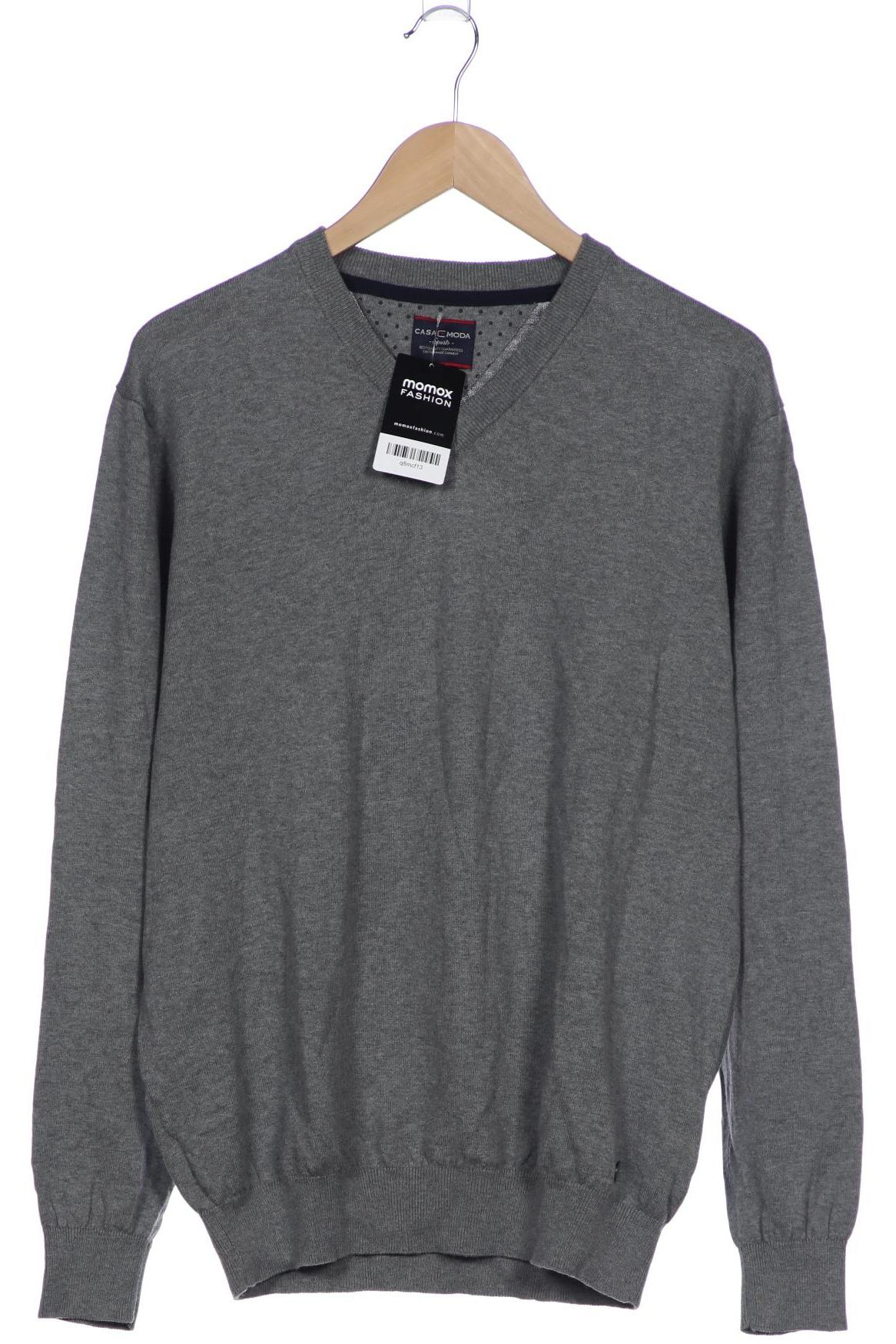 

Casa Moda Herren Pullover, grau, Gr. 52