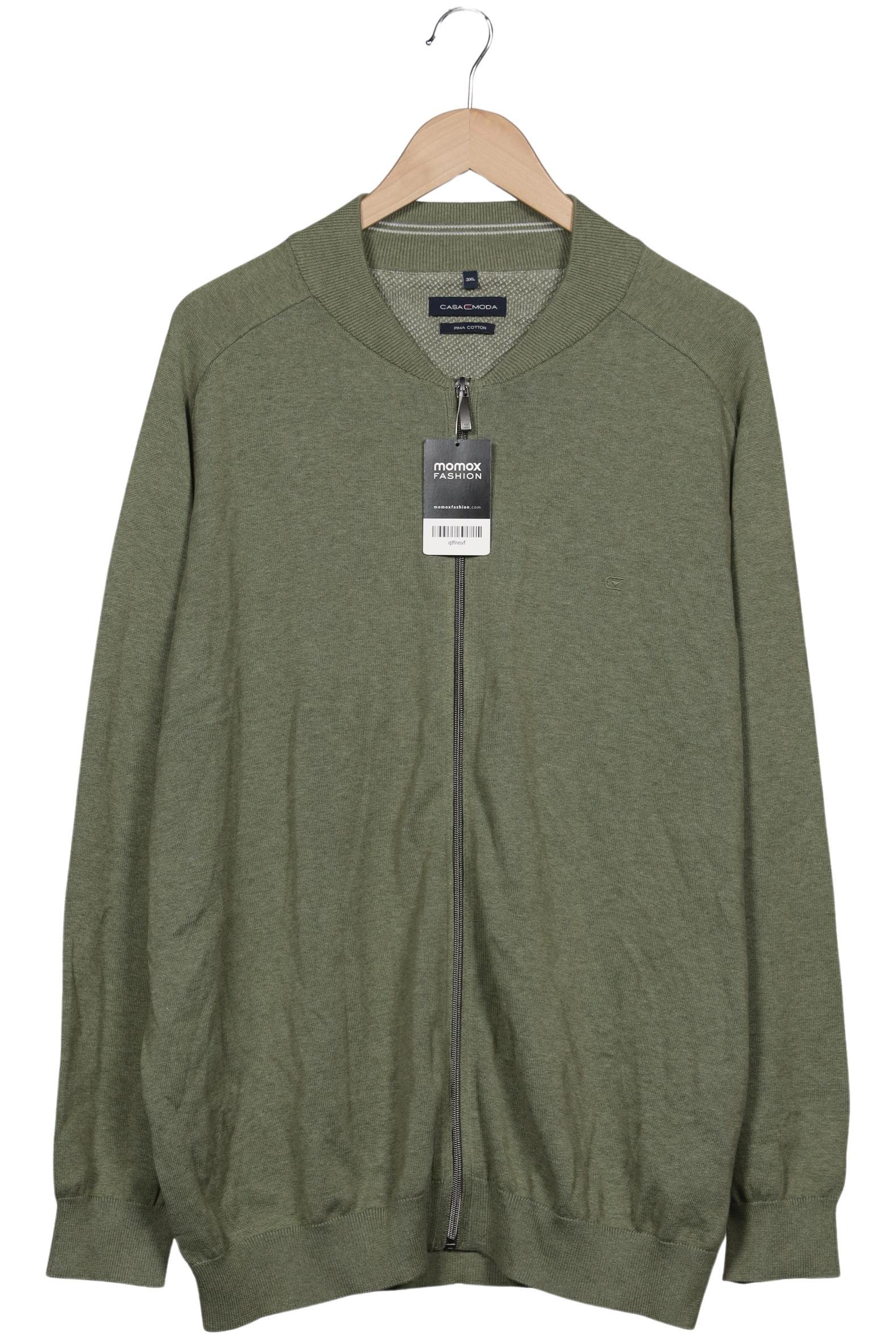 

Casa Moda Herren Strickjacke, grün, Gr. 58