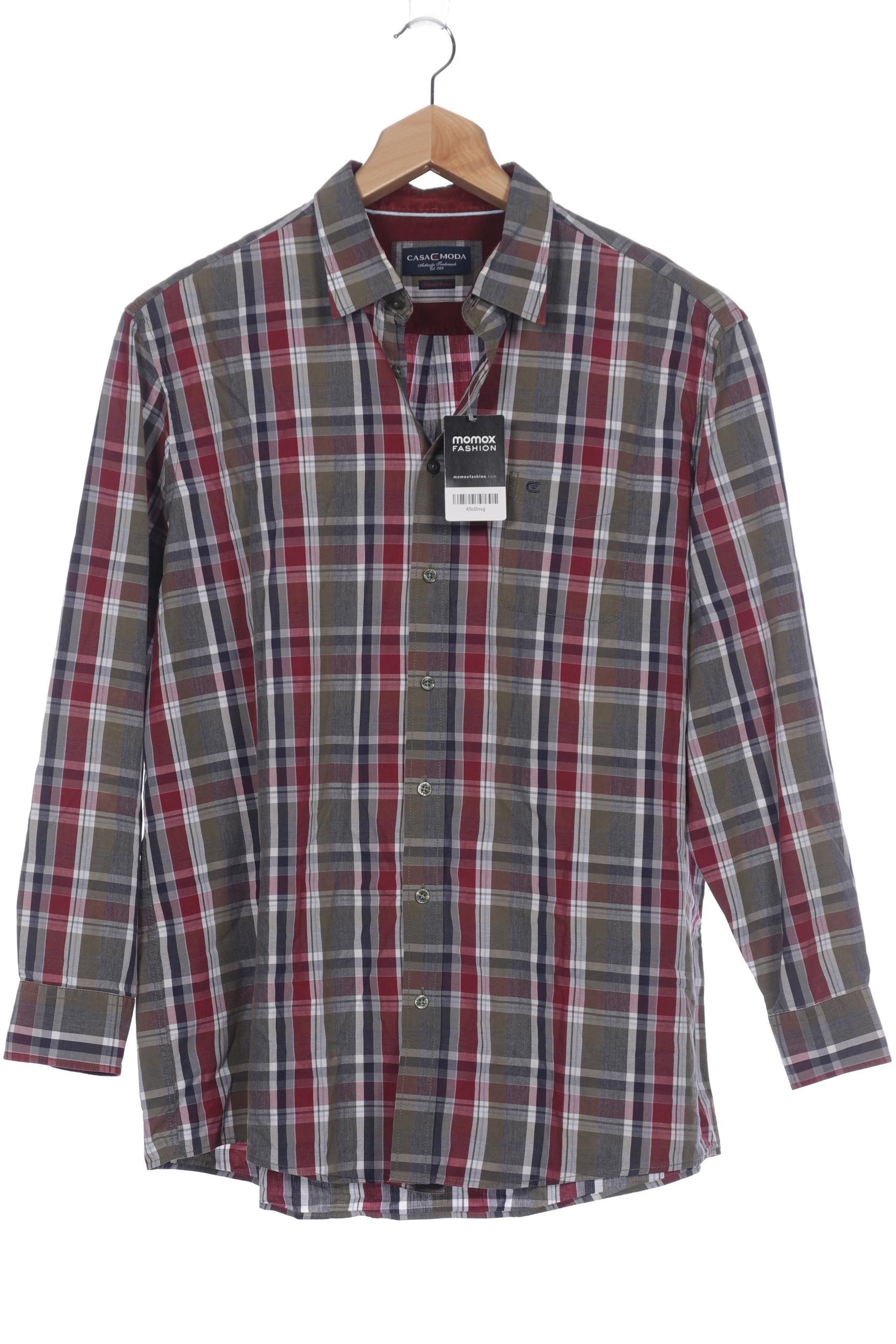 

Casa Moda Herren Hemd, bordeaux, Gr. 56