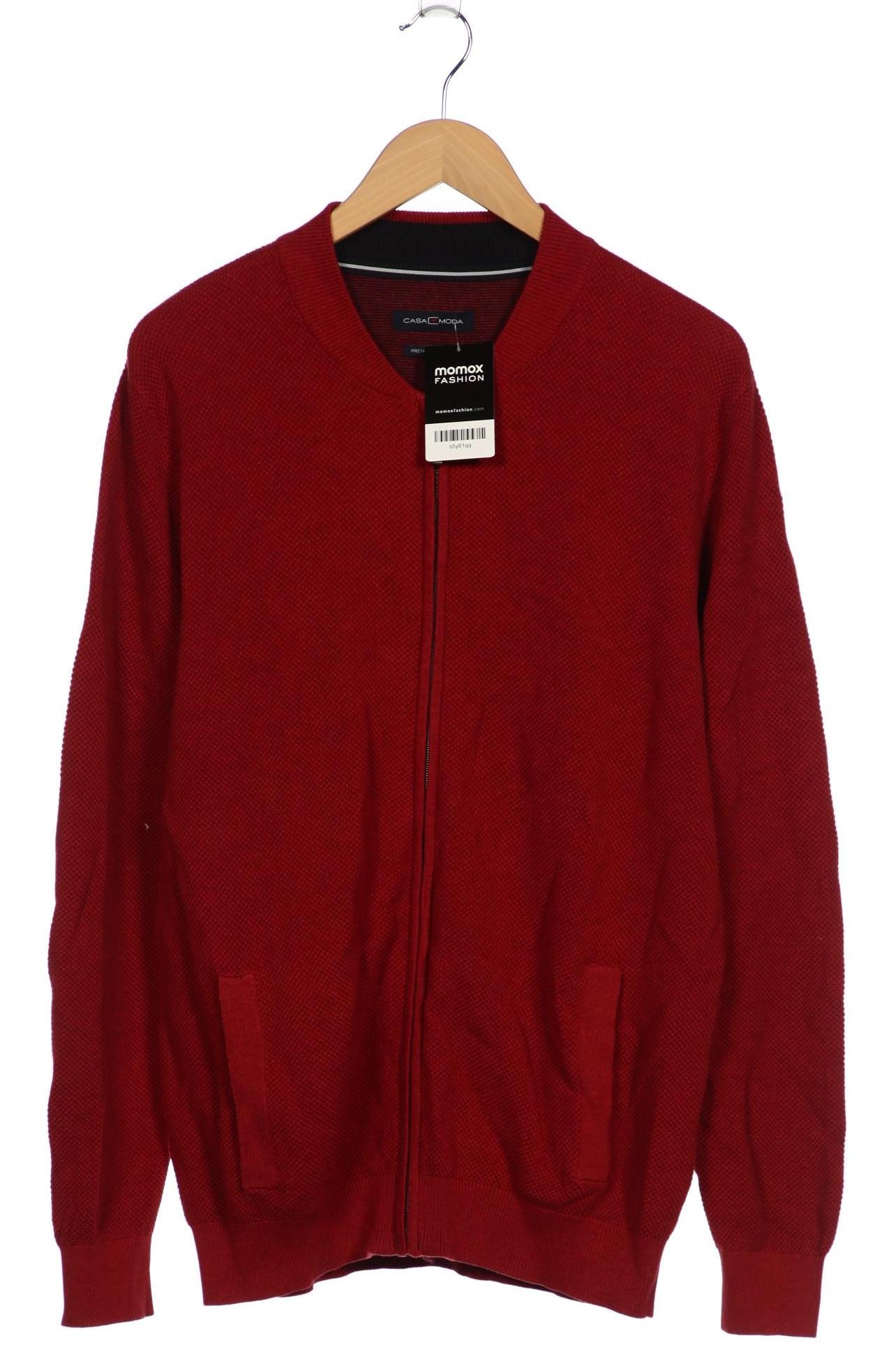 

Casa Moda Herren Strickjacke, bordeaux, Gr. 52