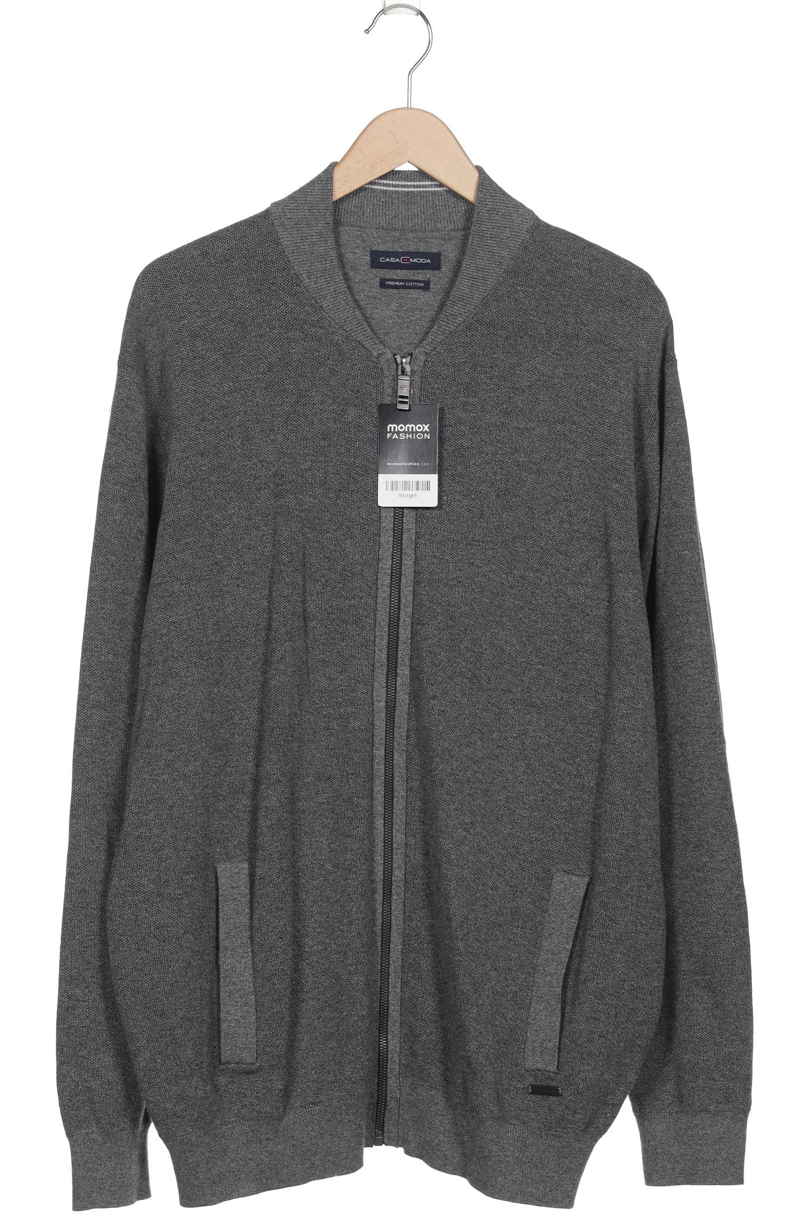 

Casa Moda Herren Strickjacke, grau, Gr. 58
