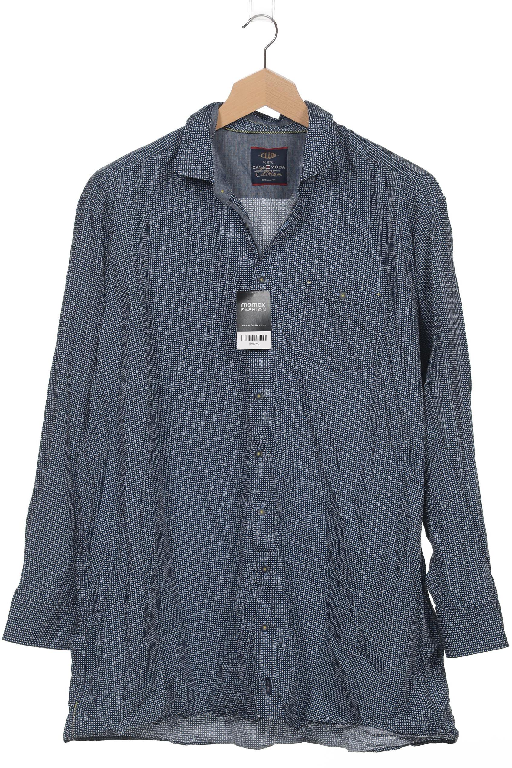 

Casa Moda Herren Hemd, blau, Gr. 62
