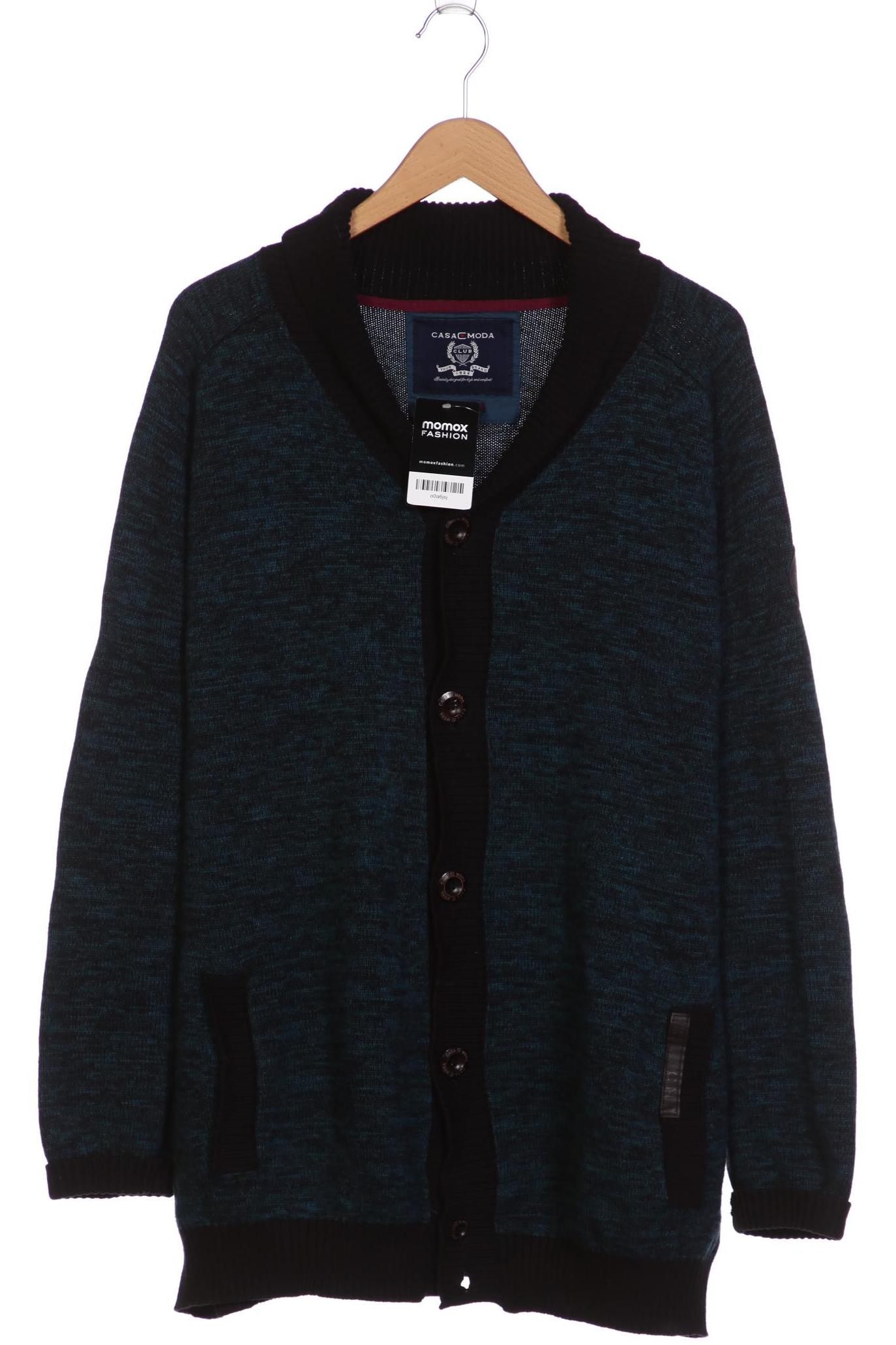 

Casa Moda Herren Strickjacke, türkis, Gr. 58