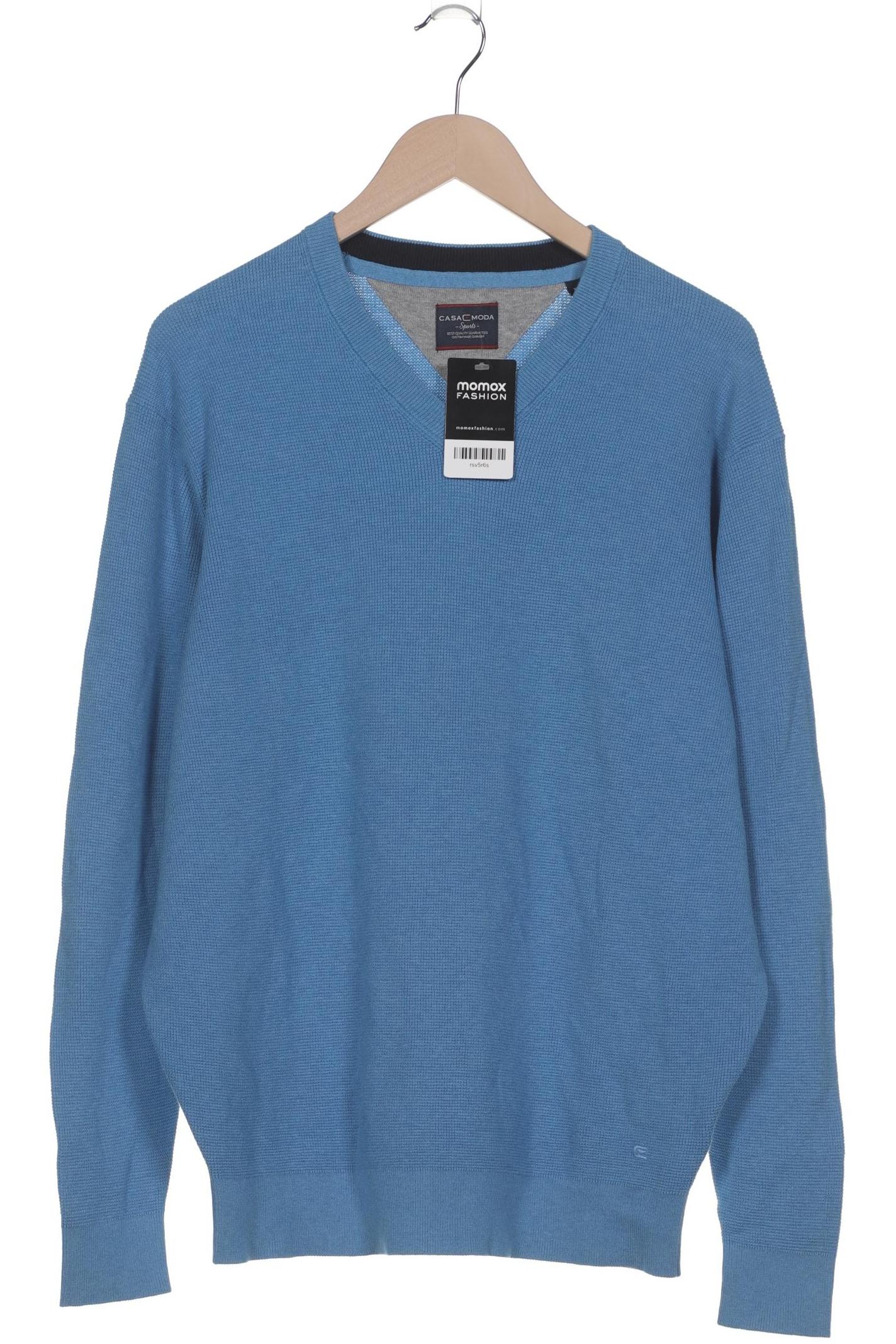 

Casa Moda Herren Pullover, blau, Gr. 54
