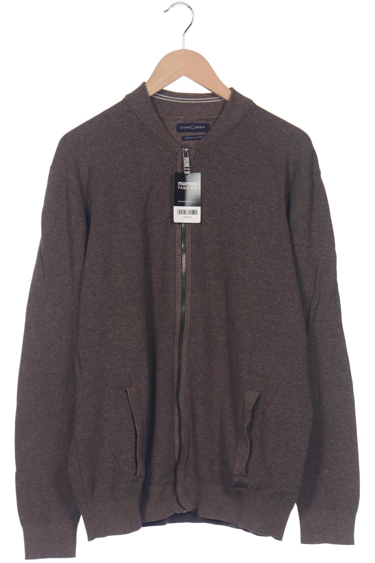 

Casa Moda Herren Strickjacke, grau, Gr. 56
