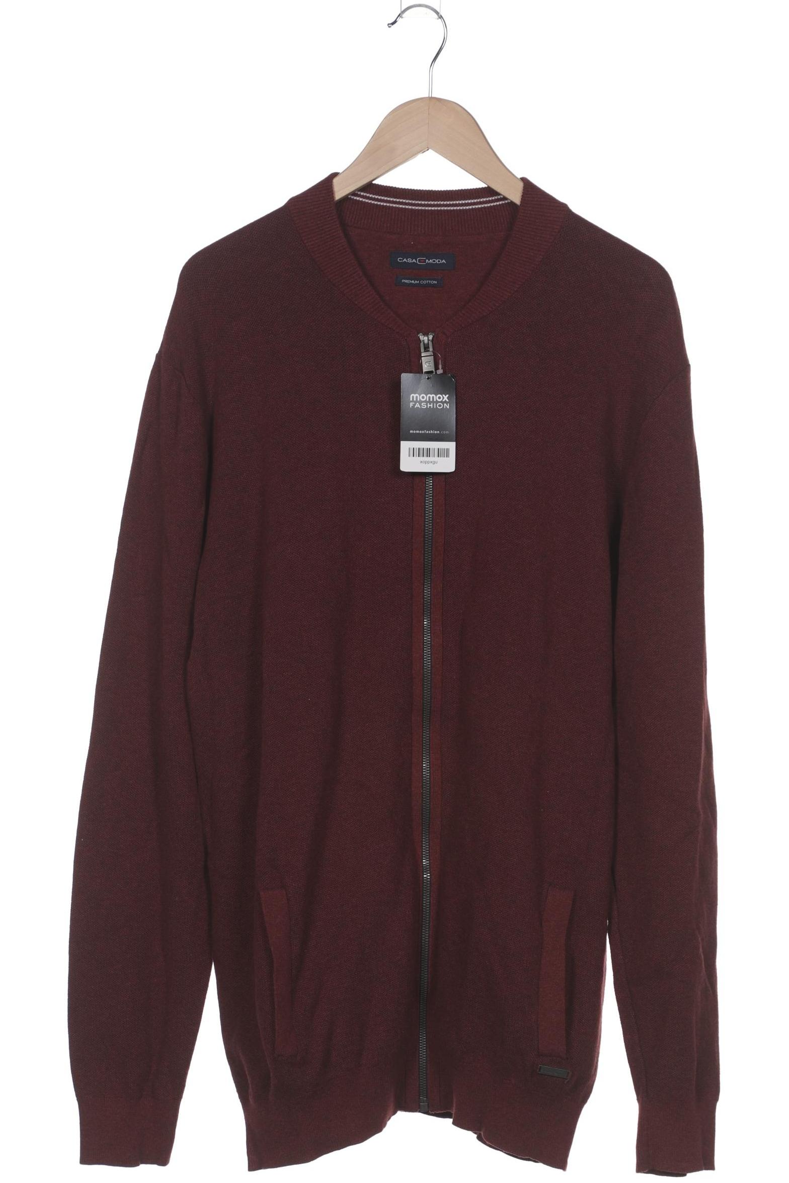 

Casa Moda Herren Strickjacke, bordeaux, Gr. 56