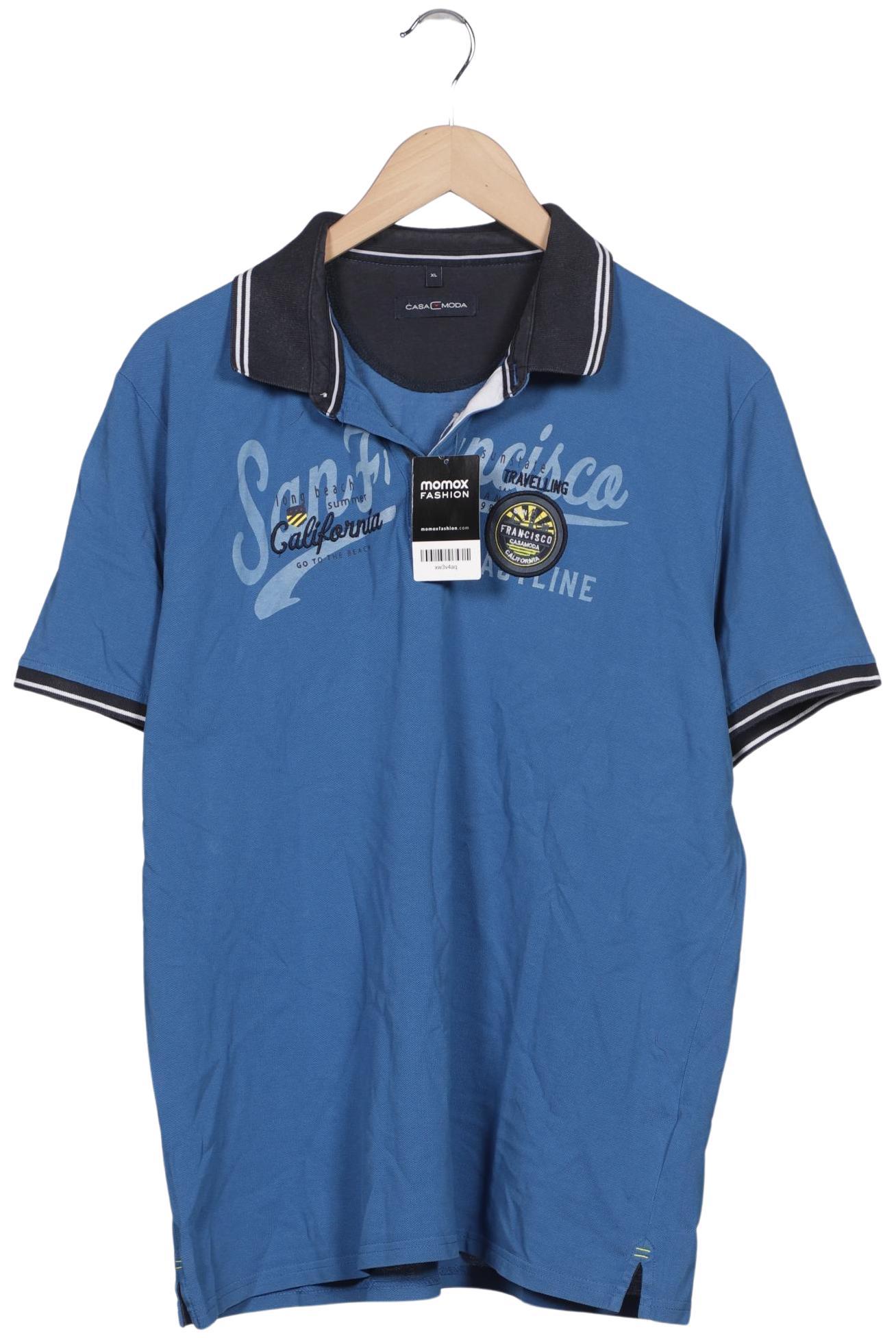 

Casa Moda Herren Poloshirt, blau, Gr. 54